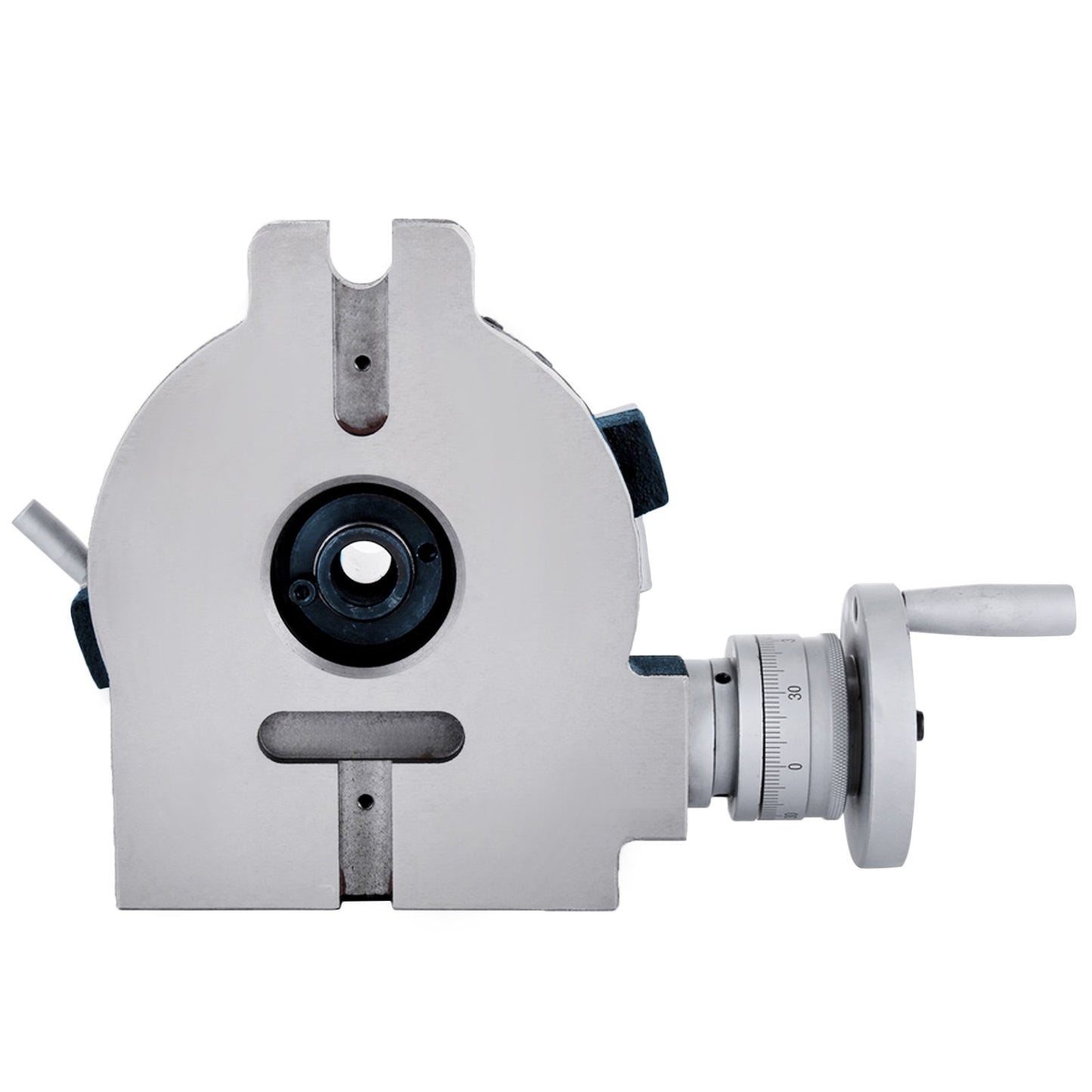 150mm/5.9In Vertical & Horizontal Rotary Table, 150MM Dividing Head Round Rotary Working Table Milling Machine Index System Adjustable Screw 5.9 Inch Dividing Plate Index System