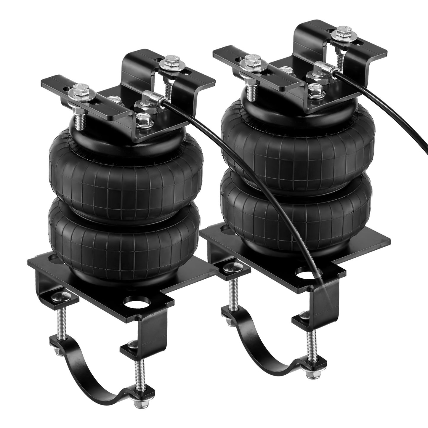 Air Bag Suspension Kit, Air Springs Suspension Bag Kit Compatible with 2001-2010 Chevrolet Silverado 2500/3500HD and GMC Sierra 2500/3500HD 4WD RWD, 5000 lbs Loading, 5 to 100 PSI