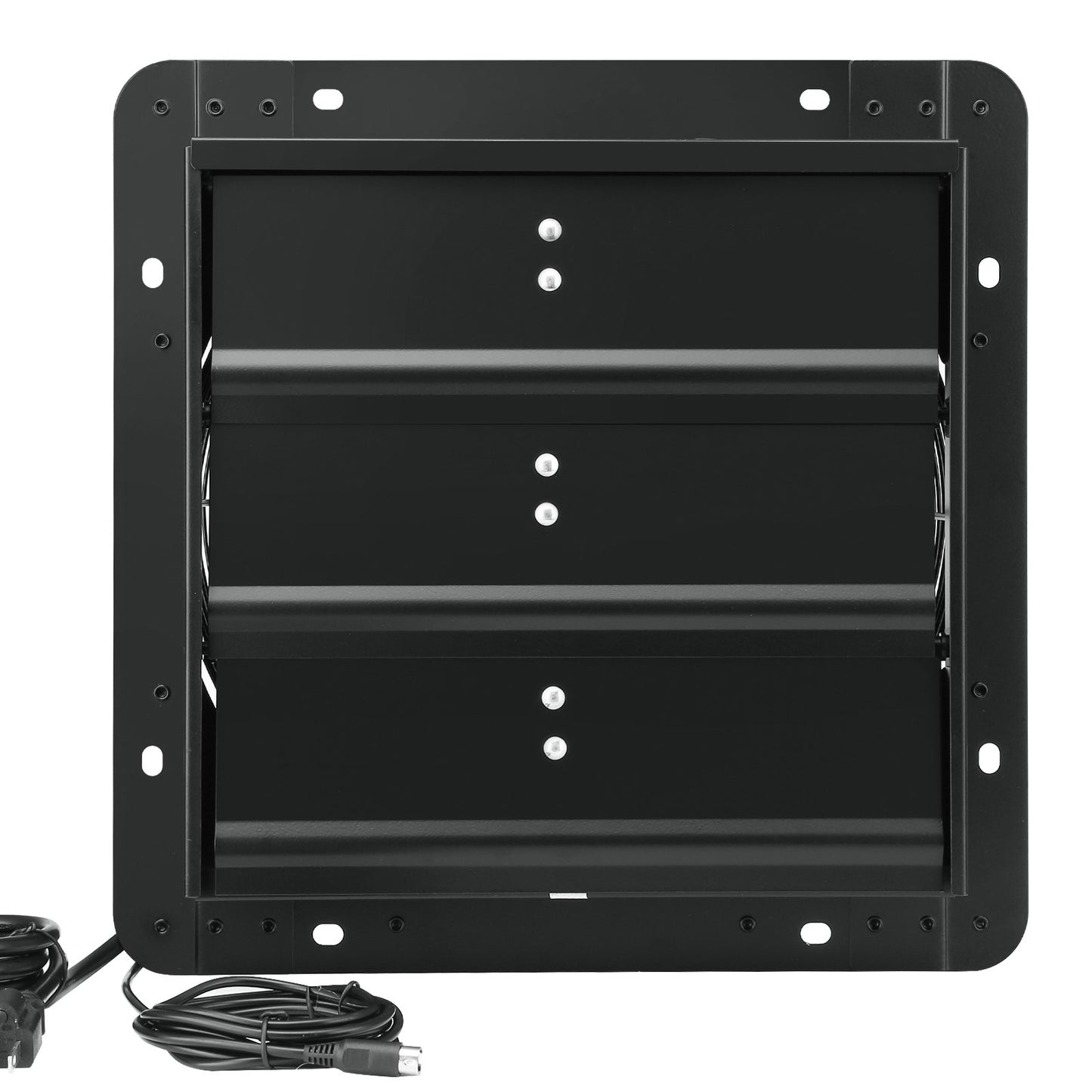 Shutter Exhaust Fan, 305 mm with Temperature Humidity Controller, EC-motor, 904 CFM, Variable Speed Adjustable Wall Mount Attic Fan, Ventilation and Cooling for Greenhouses, Garages, Sheds