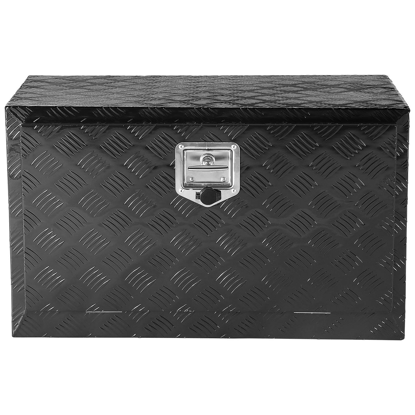 Underbody Truck Box, 36" x 14" x 16" Pickup Storage Box, Heavy Duty Aluminum Diamond Plate Tool Box with Lock and Keys, Waterproof Trailer Storage Box with T-Handle Latch for Truck, Van, Trailer
