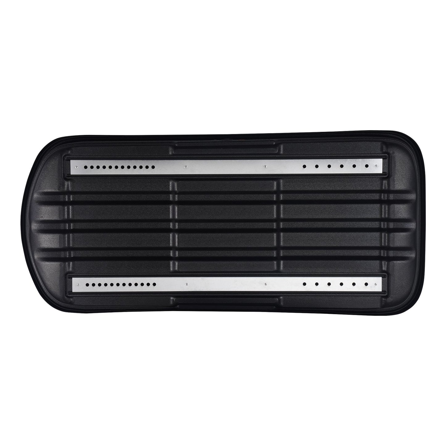 Taklasthållare, 14 kubikfot taklastbox, ABS hårt takboxskal, med dubbelsidig öppning och 2 förstärkta remmar, aerodynamisk, lämplig för de flesta tvärbalkar, för bil, kombi, SUV, svart