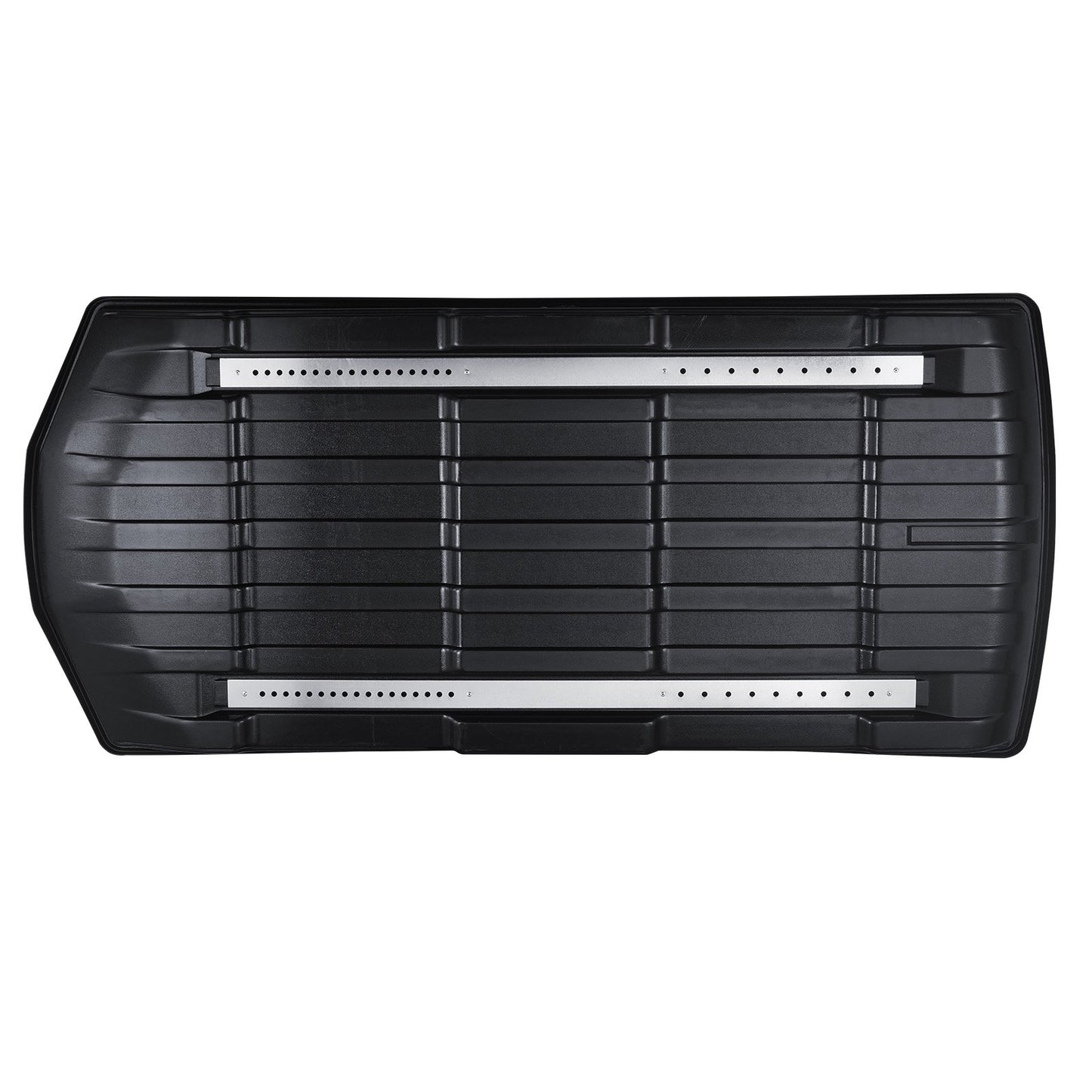 Taklasthållare, 18 kubikfot taklastbox, ABS hårt takboxskal, med dubbelsidig öppning och 2 förstärkta remmar, aerodynamisk, lämplig för de flesta tvärbalkar, för bil, kombi, SUV, svart