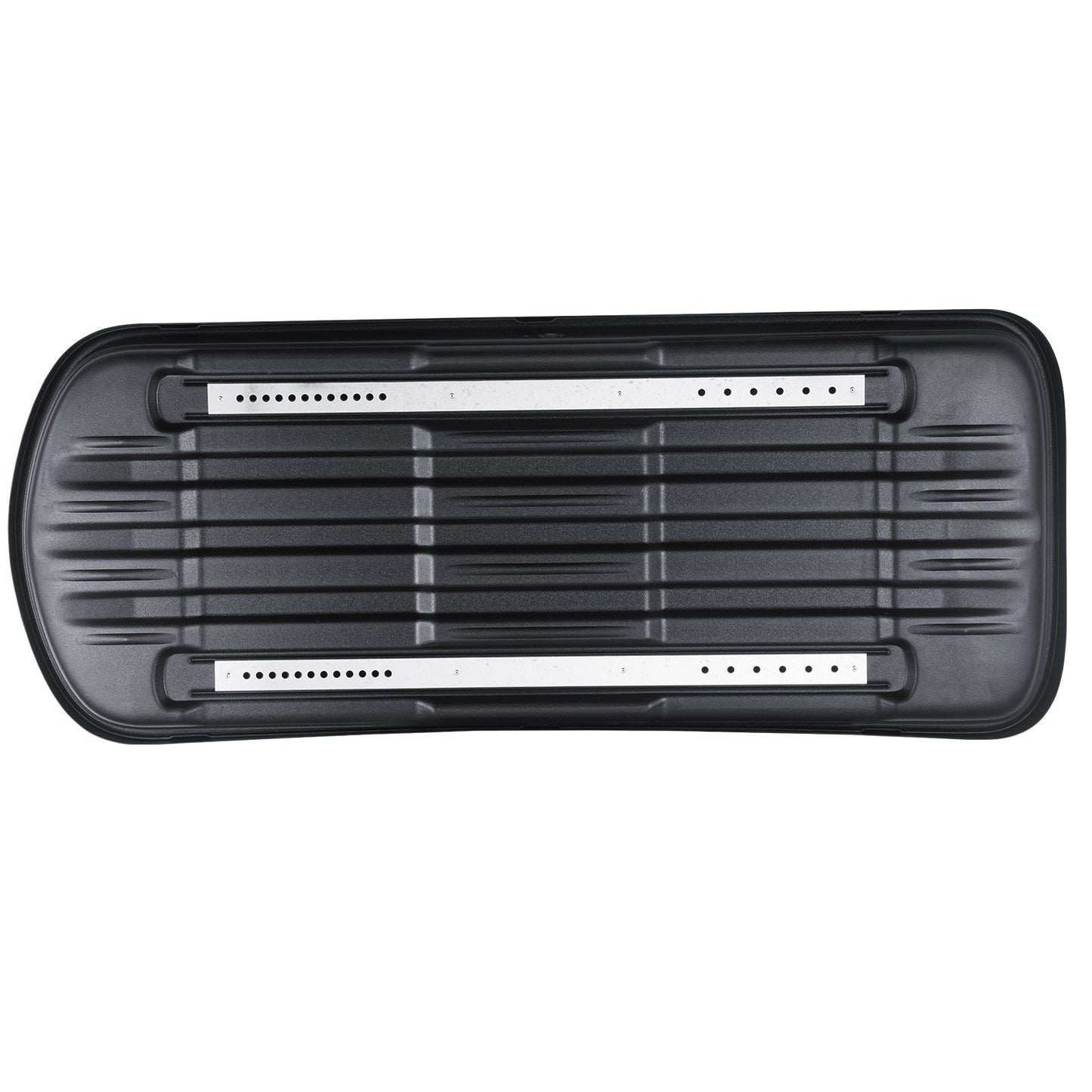 Taklasthållare, 8 kubikfot taklastbox, ABS hårt takboxskal, med dubbelsidig öppning och 2 förstärkta remmar, aerodynamisk, lämplig för de flesta tvärbalkar, för bil, kombi, SUV, svart