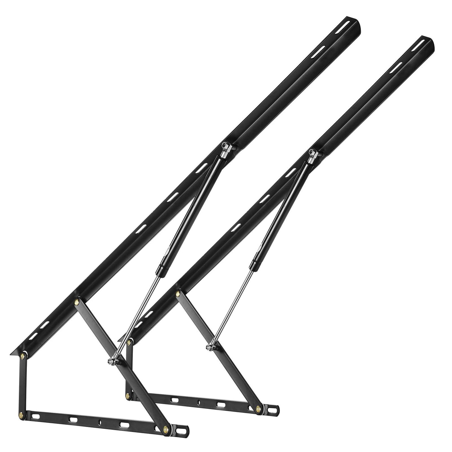 Bed Lift, 59x71 in Compatible Bed Size 154 lbs Load Bearing, DIY Wall Bed Mechanical Hardware Kit Vertical Deluxe, Pneumatic Lever Heavy Duty Bed Support, Folding Wall Bed for Guestroom