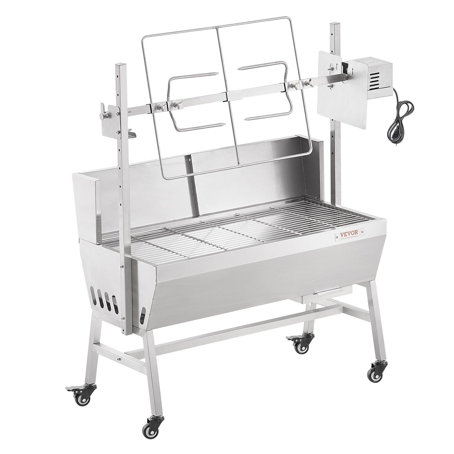 Rostspette Rotisserie BBQ Grill Gris Lamm Kyckling Stekgryta 42W 61,2 kg