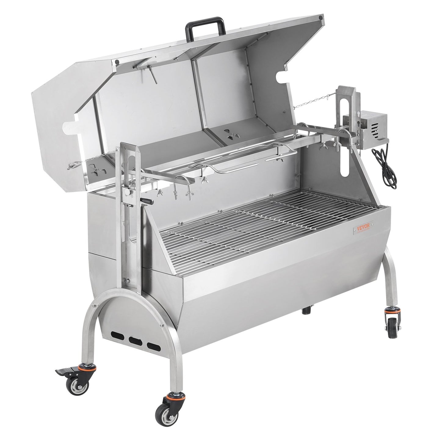 Rostspette Rotisserie BBQ Grill Gris Lamm Kyckling Stekgryta 52W 89,8 kg