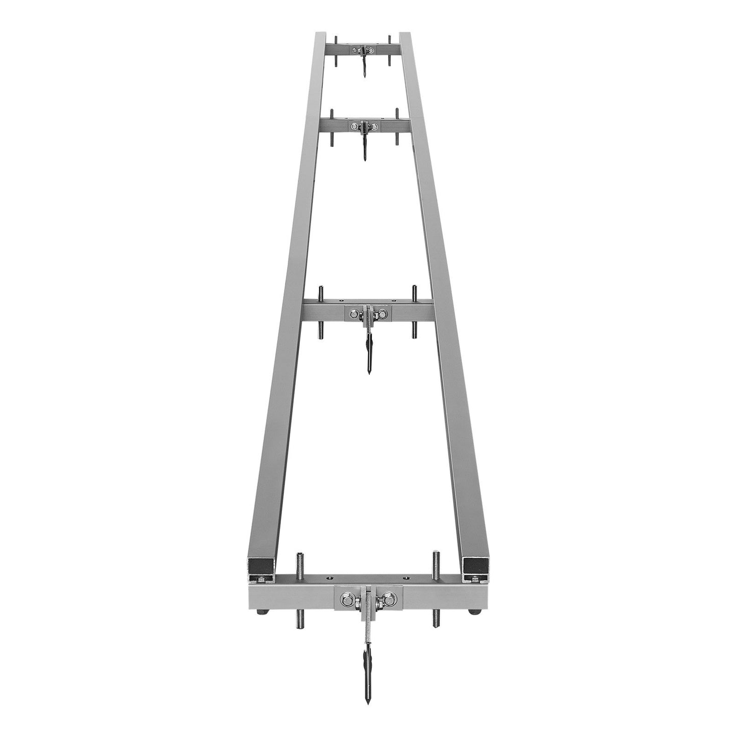 Rail Mill Guide System, 3.66 m 4 Crossbar Chainsaw Mill Kits, Aluminum Saw Milling Rails System Works with Chainsaw, 2 Wedges, Adjustable Rail Milling Guide Kit for Builders Woodworkers