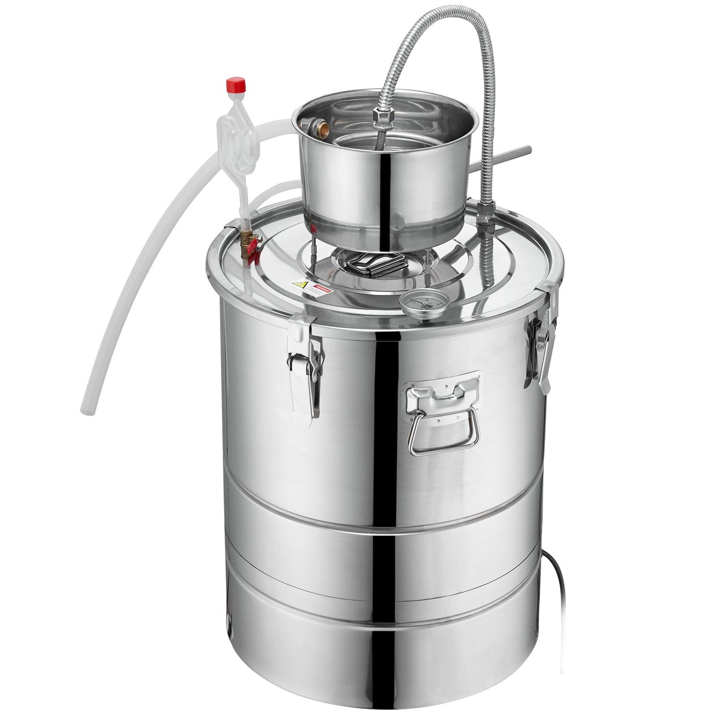 Essential Oil Still Water Distiller 49.2L with Thumper Keg & Water Pump