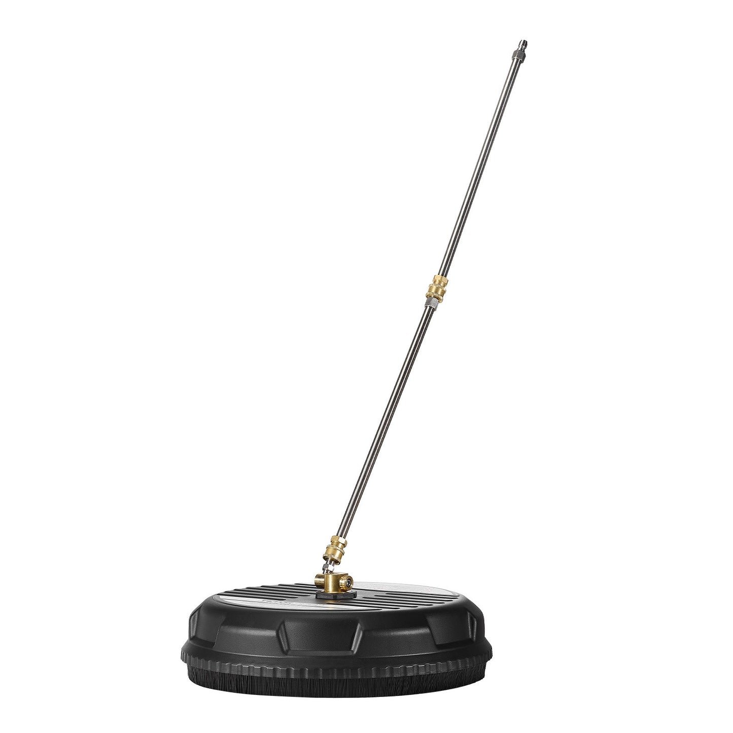 15" högtryckstvättsrengöring för ytor, högtryckstvättstillbehör i plast med 4 hjul, 4000 max. psi, 1/4 snabbkoppling, 2 sprutmunstycken, 2 förlängda skaft för uppfart, trottoar, uteplats, altan