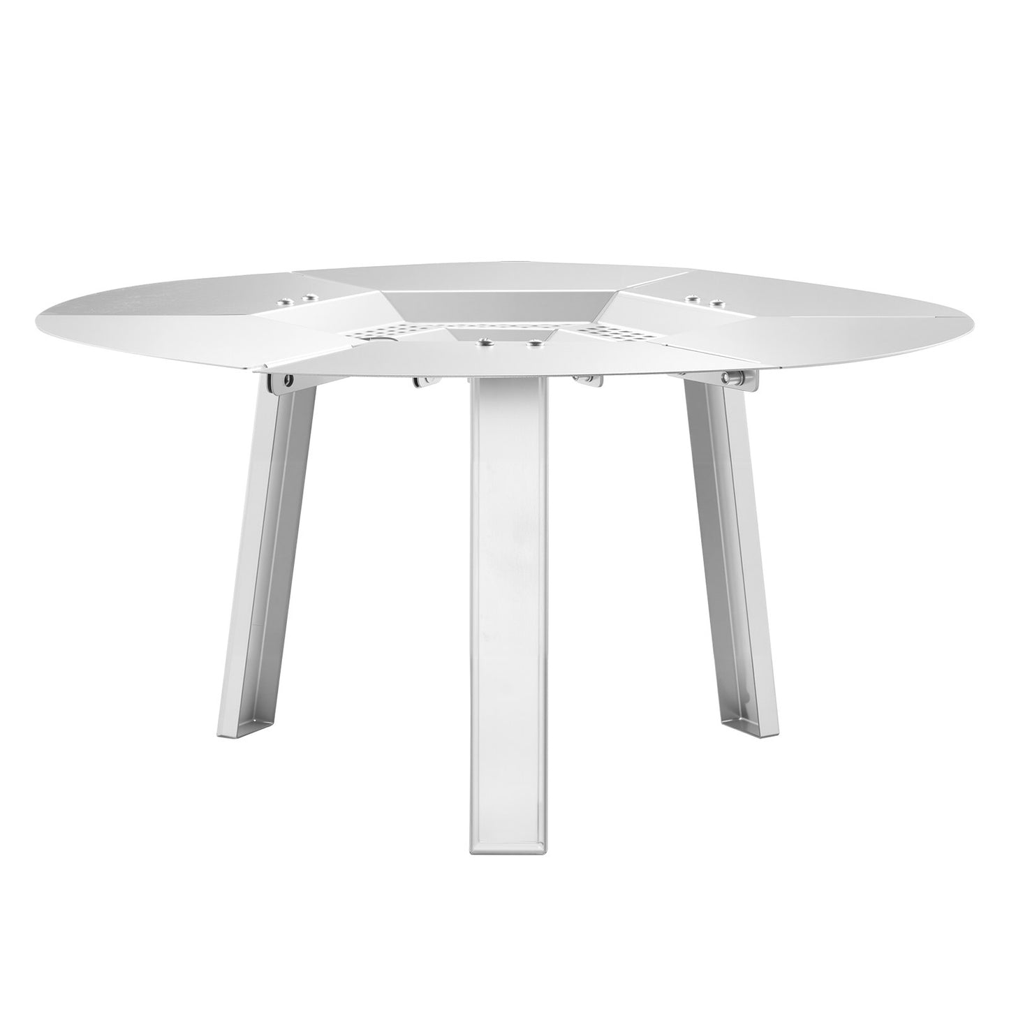 Fire Pit Heat Deflector for Solo Stove Yukon, 508 mm Bonfire Round for Wood Burning Fire Pit, 304 Stainless Steel Heat Diffuser, Detachable Burner Cover Camping Accessories