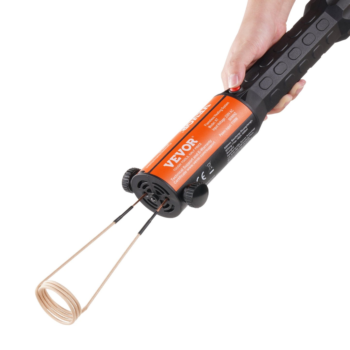 Magnetisk induktionsvärmare, 1000w handhållen induktionsvärmare, bult-induktionsvärmare med 8 st induktionsspolar, 220V flamlös induktionsvärmare bultborttagare för borttagning av rostiga bultar och muttrar