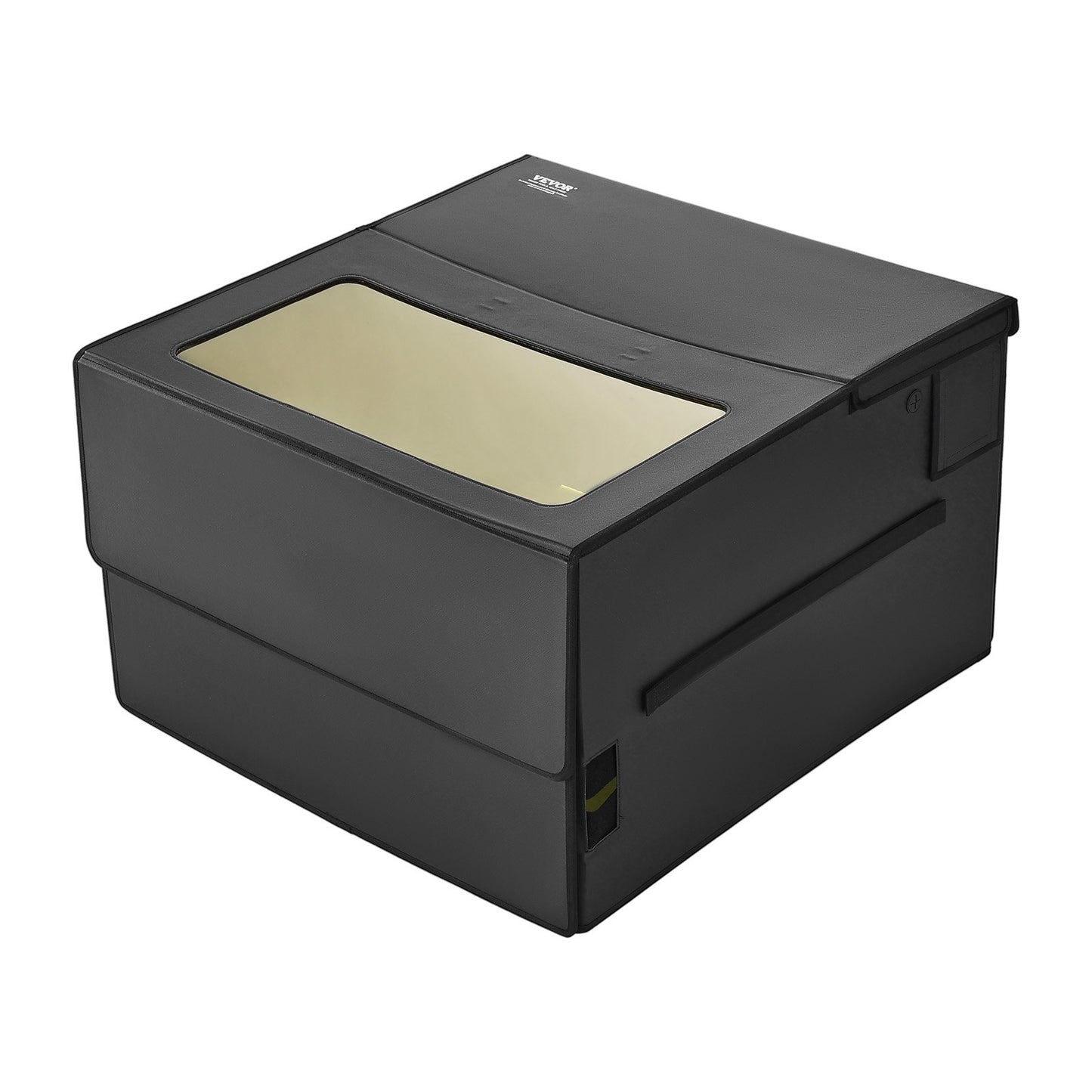 Lasergraveringslåda, 800 x 800 x 500 mm (31,5 x 31,5 x 19,6 tum), flamskyddat och brandsäkert skyddshölje, med frånluftsfläkt och rör, isolerar rök, buller och skyddar ögonen, passar de flesta lasergraveringsmaskiner