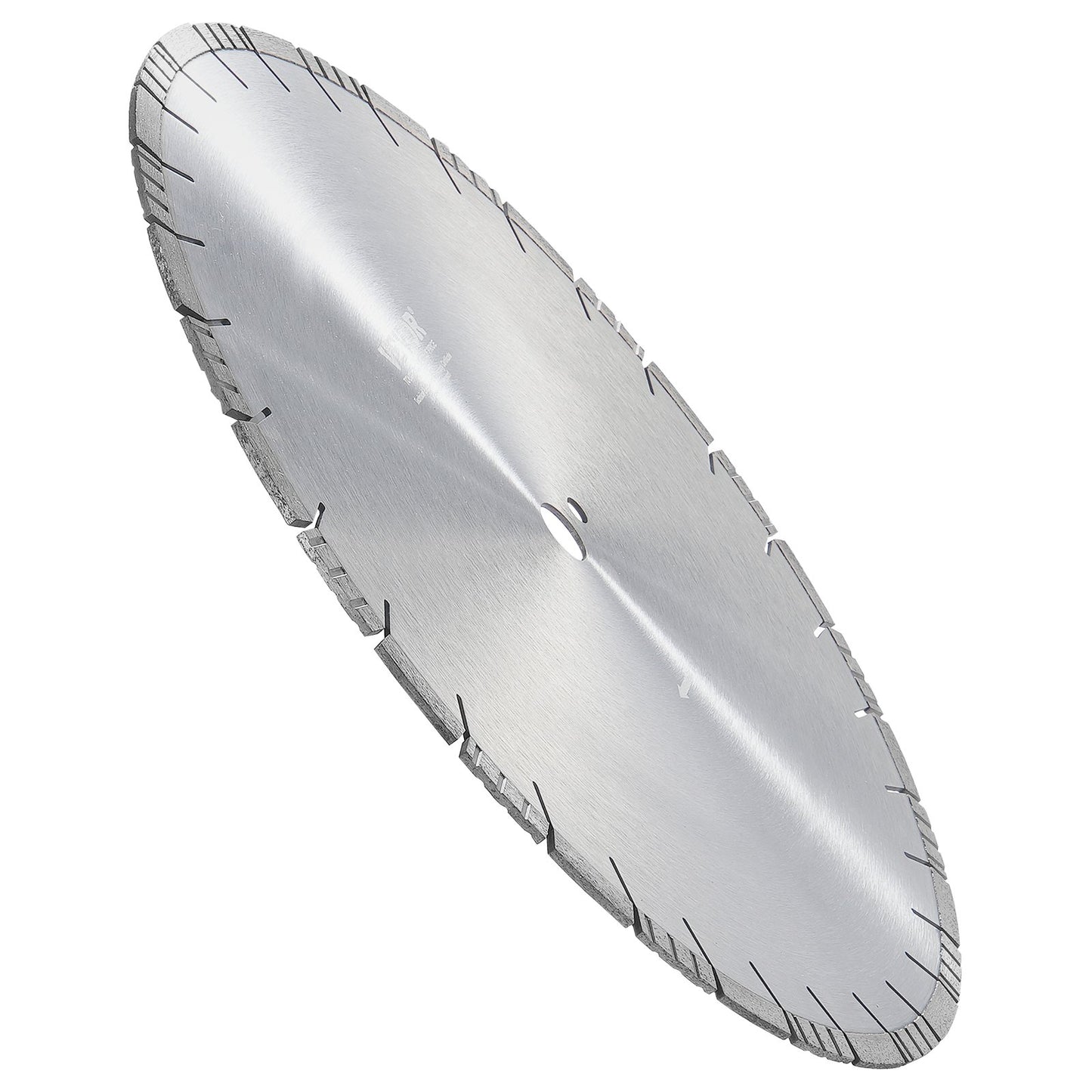 Diamond Blade, 20inch/500mm Concrete Saw Blade Wet or Dry, 0.47inch/12mm Slanted Teeth Diamond Segment Blade, Universal 1 inch/25.4 mm Center Hole Diameter, for Concrete Cement Board Tile Brick