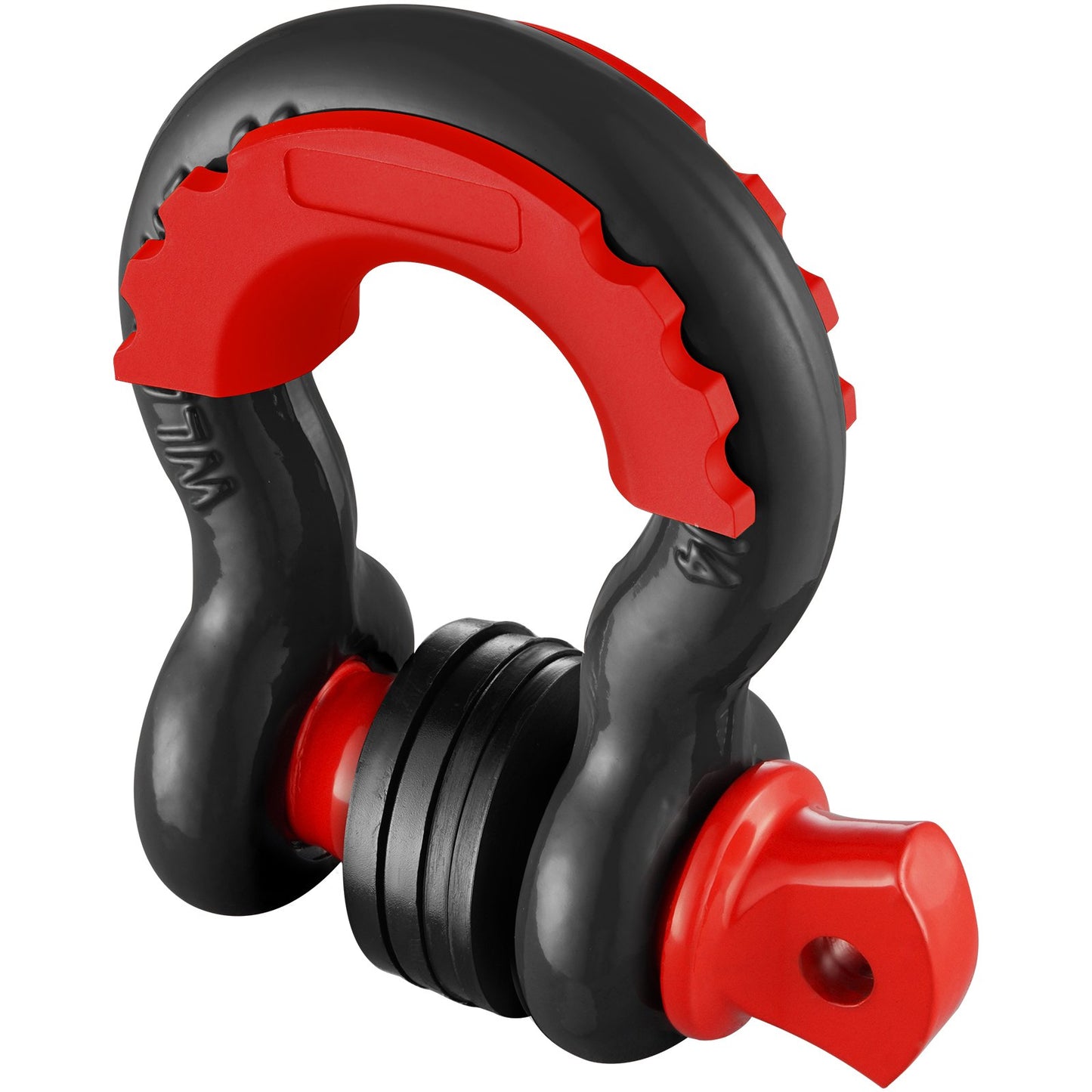 2-pack 19 mm D-ringsschackel med 22,2 mm skruvstift, 28,5 ton brottstyrka