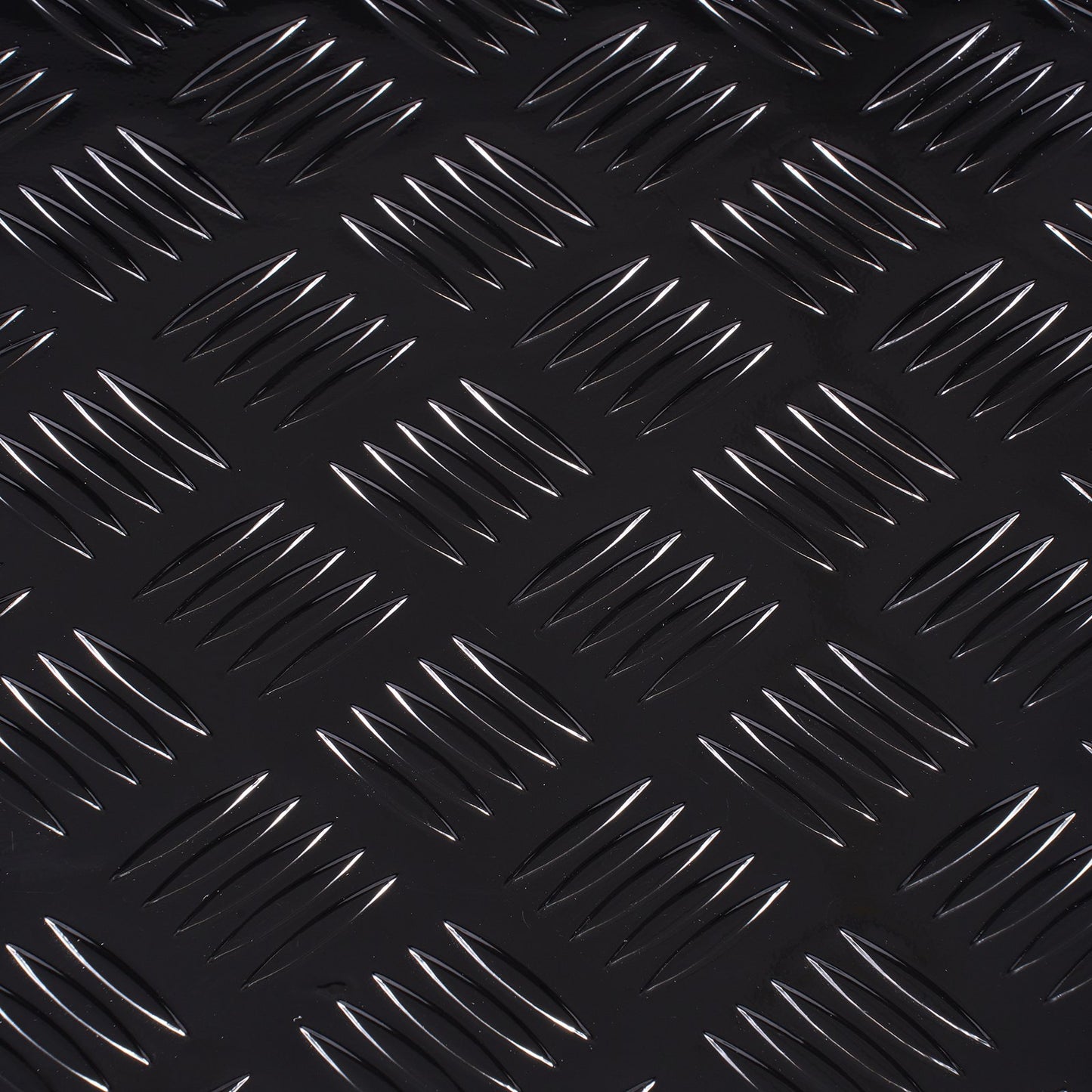 Verktygslåda i kraftigt aluminium för lastbilsflak, ränderpläterad verktygslåda med sidohandtag och lås och nycklar, förvaringslåda med verktygslåda och organisering för släpvagn och pickup, 48"x19,5"x17,5"(1219,2x495,3x444,5 mm), svart