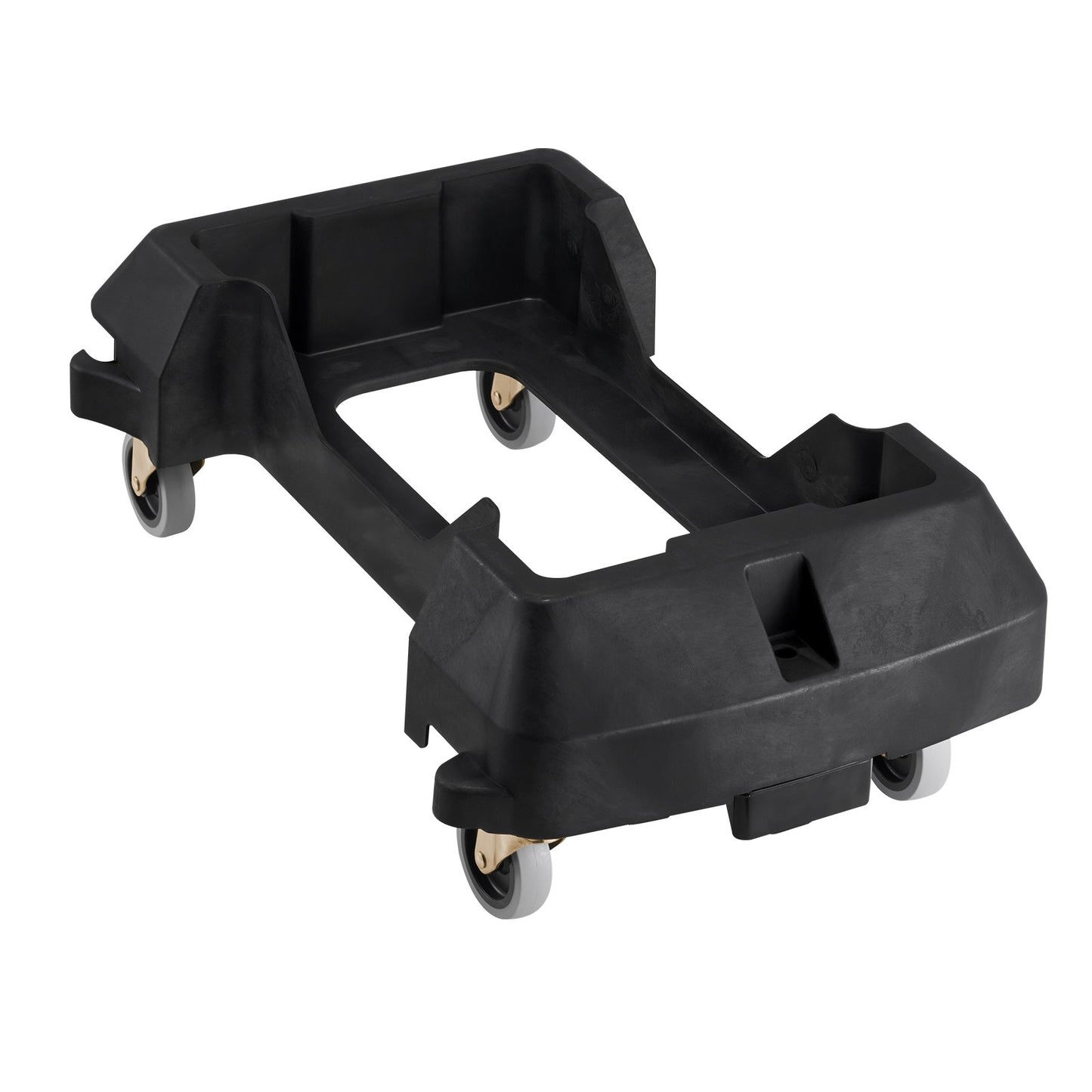 Trash Can Dolly, Fit 16/23 Gallon Containers, Slim Trash Can Roller Base with 4 Lockable Wheels, 200lbs Weight Capacity, Heavy Duty Barrel Dolly, Smooth & Quiet Rolling Plastic Bin Dolly