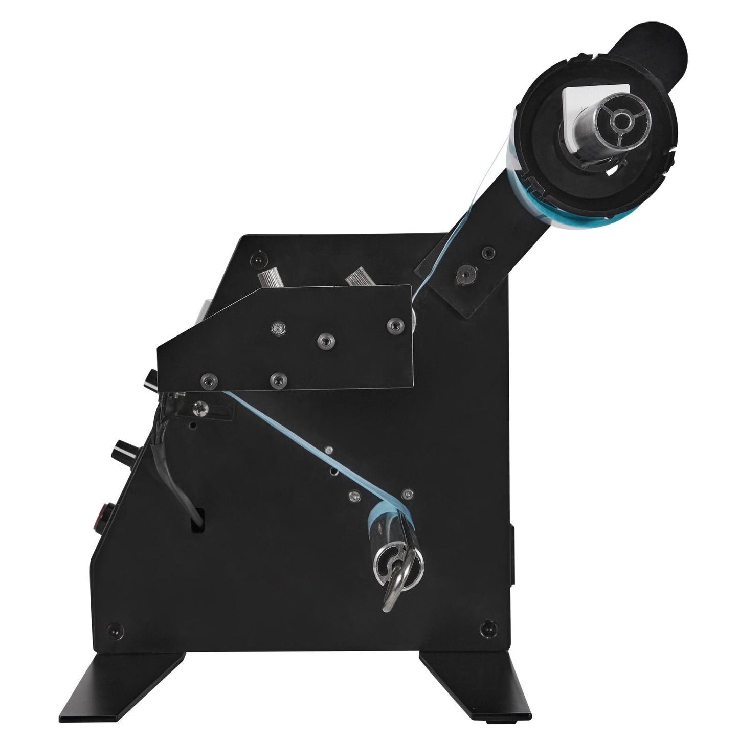 Automatic Label Dispenser, Width 0.6"-4.9"/15-125 mm, Length 0.1"-5.9"/3-150 mm, Automatic Label Stripper Label Separating Machine, Speed Adjustable Label Applicator, Auto Counting 0-999999