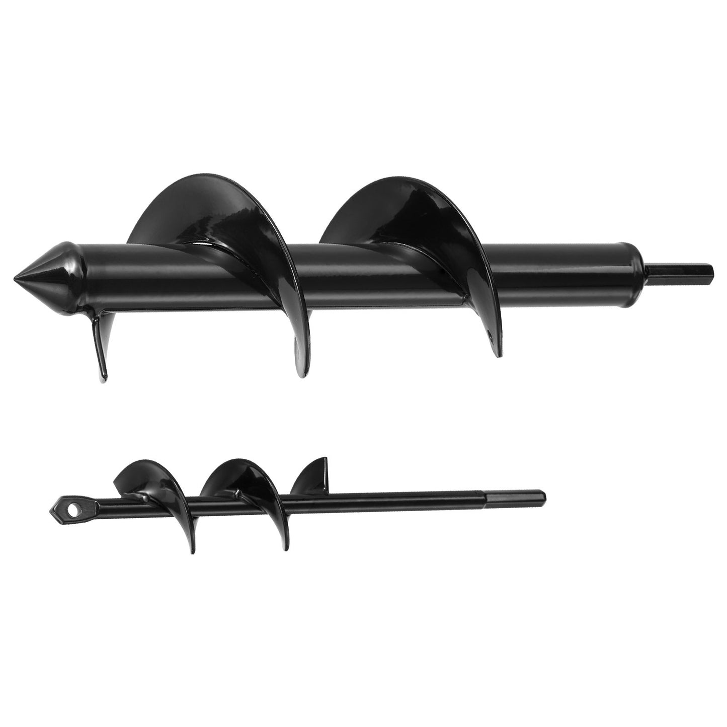 Auger Drill Bit for Planting Set of 2, 40 x 220 mm & 80 x 300 mm, Spiral Drill Bit for 3/8" Hex Drive Drills, Heavy Duty Bulb Planter Tool, Hole Drilling Attachments for Digger