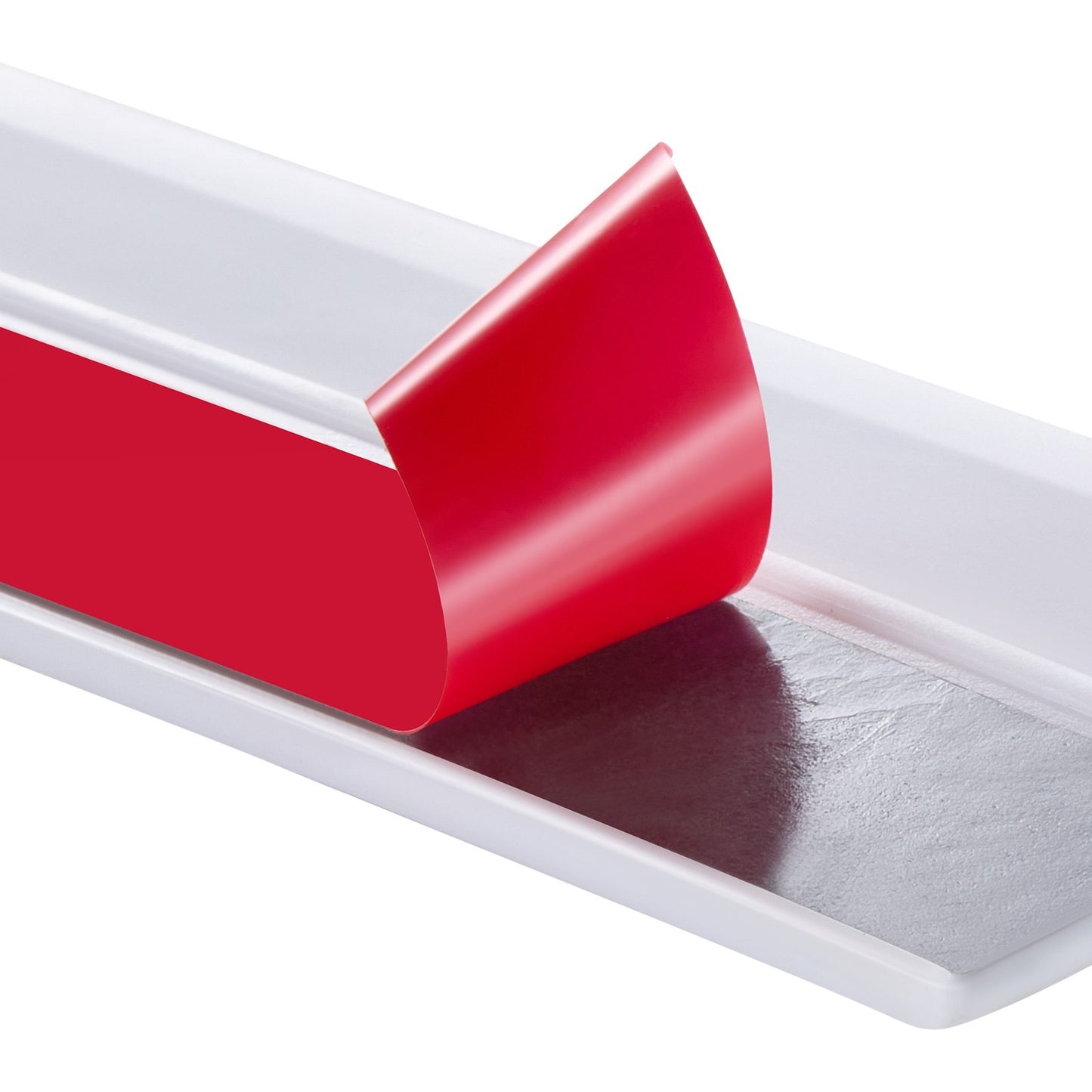 Garage Door Seal Top and Sides Seal Strip, 34 FT Universal Weather Stripping Replacement Soft and Hard Composite, Weatherproofing Garage Door TPE Seals with Adhesive Backed and Screws, White