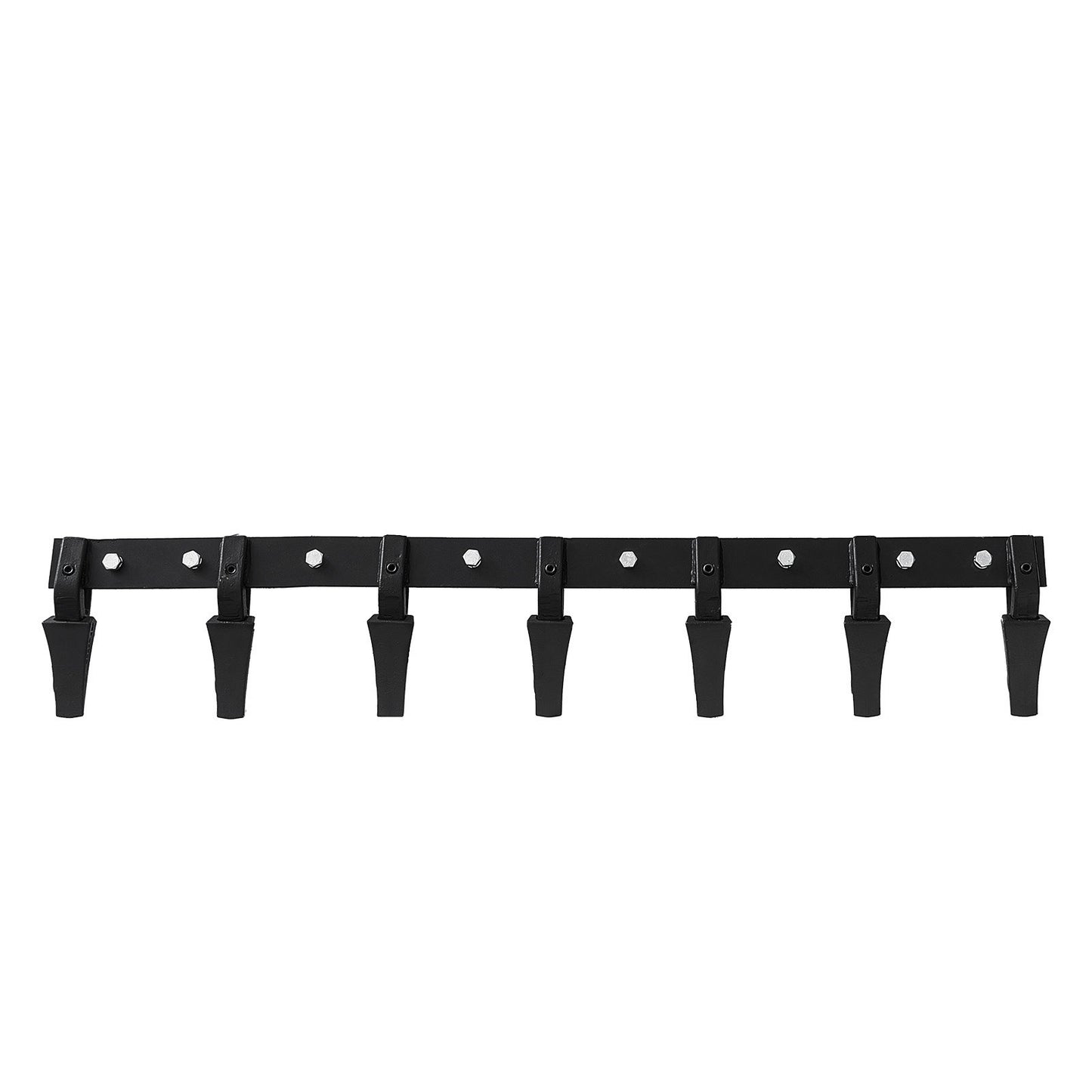 Bucket Tooth Bar, 60'', Heavy Duty Tractor Bucket 7 Teeth Bar for Loader Tractor Skidsteer, 4560 lbs Load-Bearing Capacity Bolt On Design, for Efficient Soil Excavation and Bucket Protection