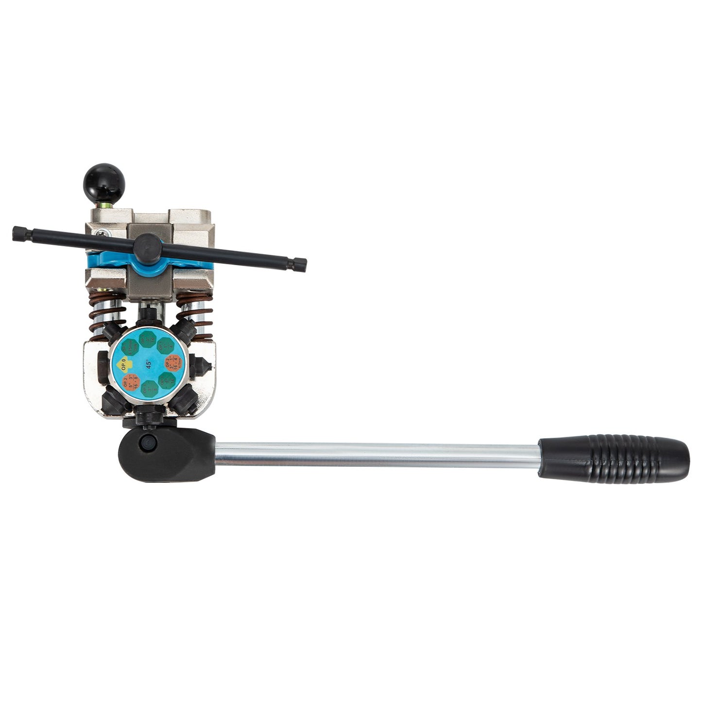 Brake Line Flaring Tool, 45 Degree Single, Double, and Bubble Flares for 3/16\", 1/4\", 5/16\" and 3/8\" Tube Size, Suitable for Soft Metal of Copper Lines