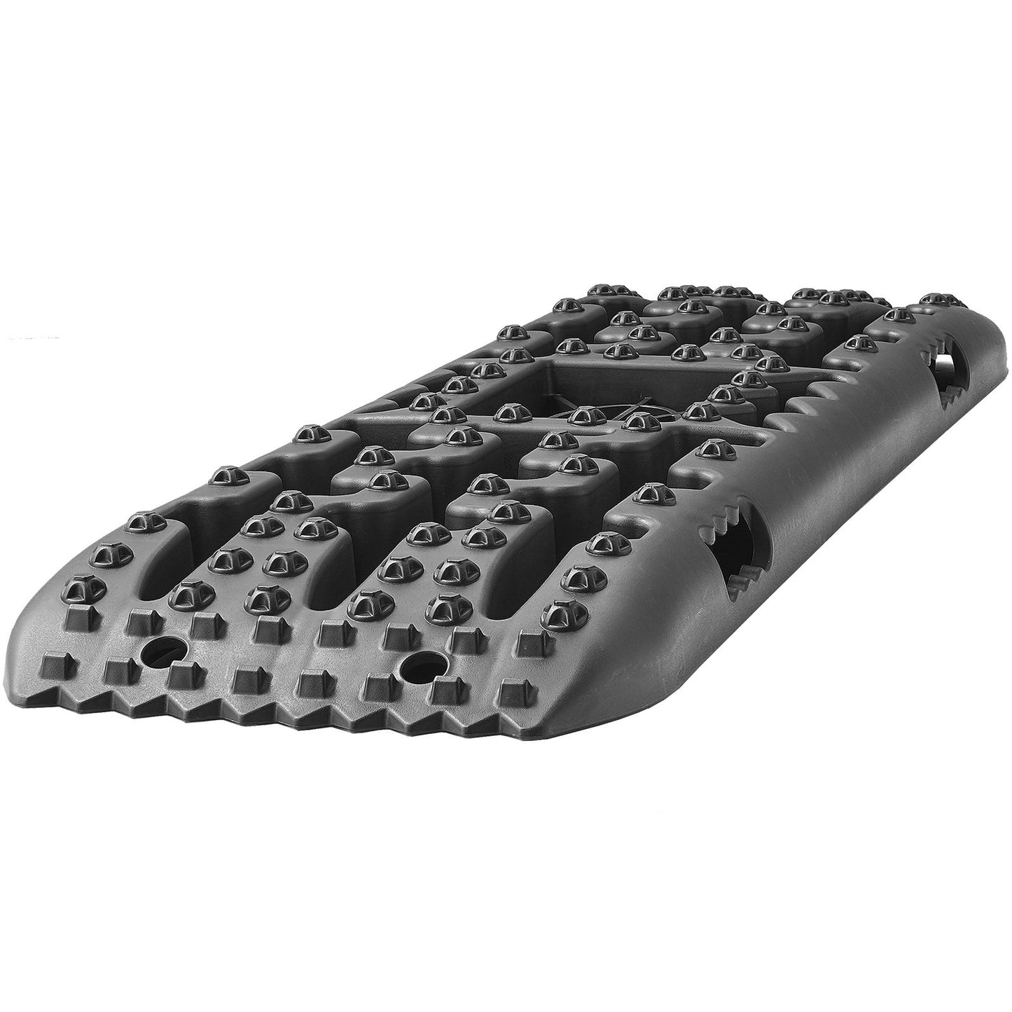 10 tons dragbrädor med PP-material, bärgningsbrädor för terrängfordon/bilar/pickuper/SUV/husbilar, par däckdragningsmattor på snö, sand, lera och lös terräng, förvaringsväska, lång, svart