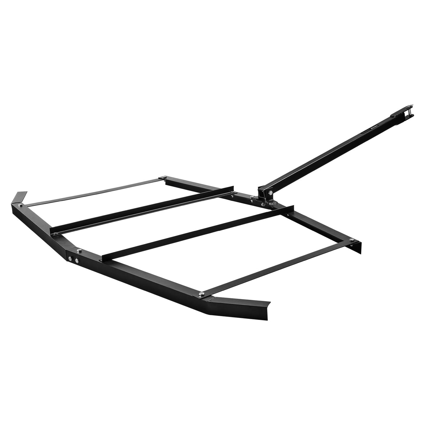 Drag Harrow, 72" Width Tow Behind Drag Harrow, Q235 Steel Driveway Grader with Pin-Style Hitch, Driveway Tractor Gravel Level Driveway Grader for ATVs, UTV, Garden Lawn Tractors