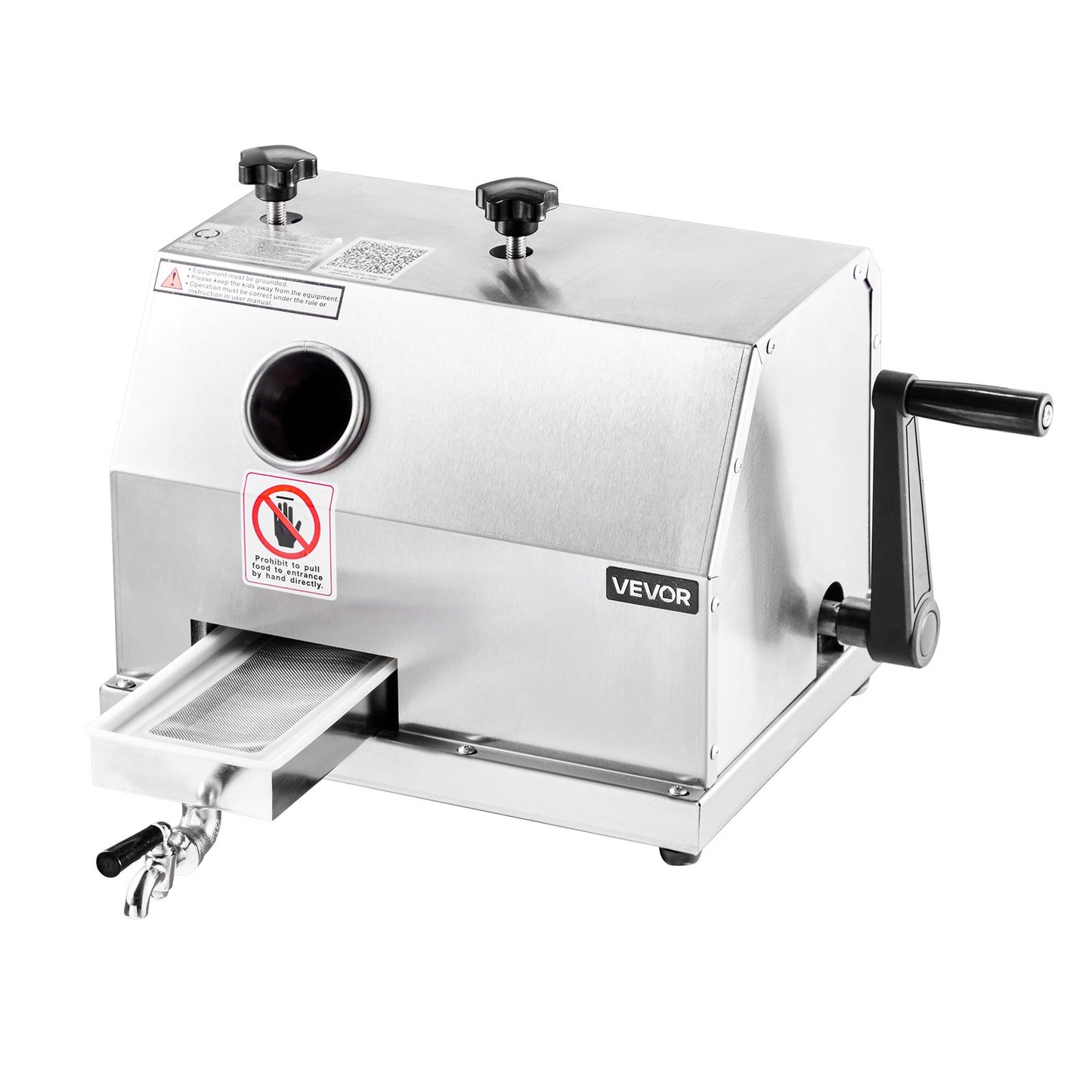 Commercial Sugar Cane Juicer Machine 50 kg/h Output 3 Rollers 62 mm Inlet