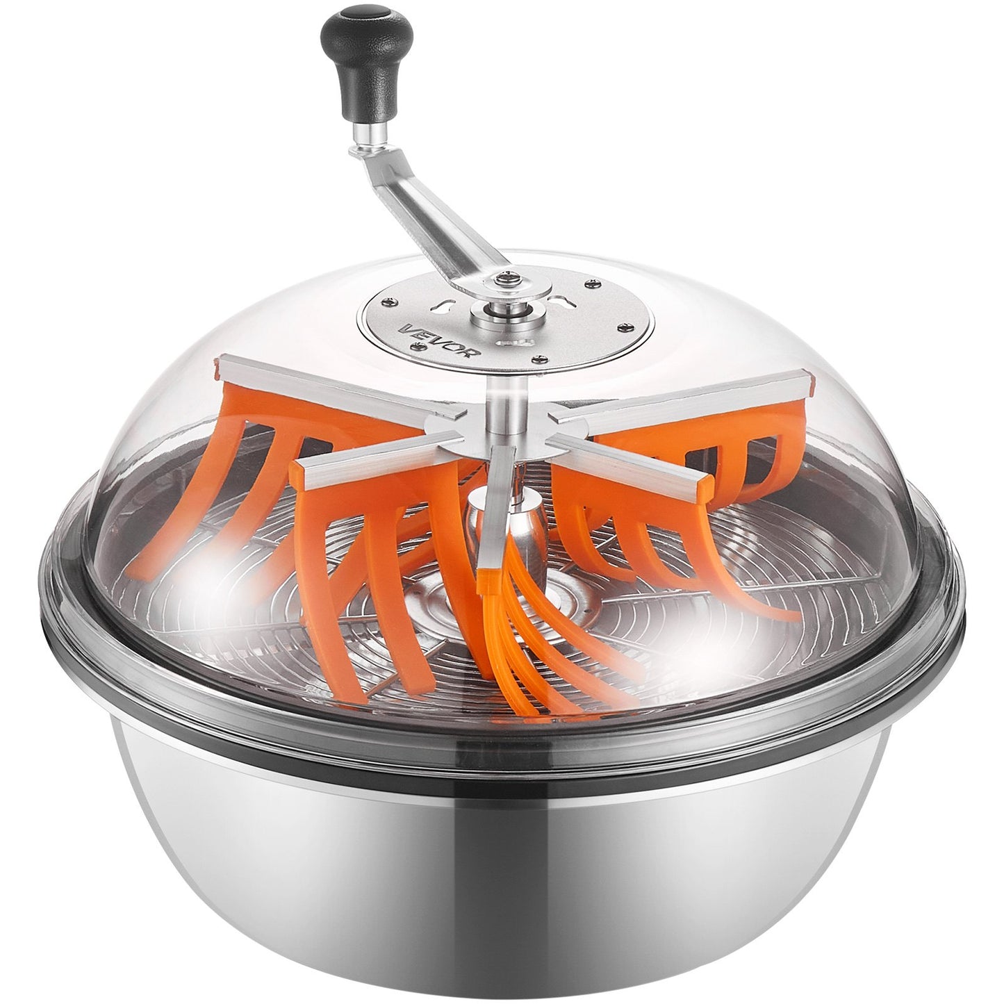 Bud Leaf Bowl Trimmer, 490 mm Manual Bud Trimmer, with Sharp Stainless Steel Blades, Visual Cutting, Wet & Dry Hydroponic Cutting Machine, Twisted Spin Cut for Plants Leaves Buds Flowers