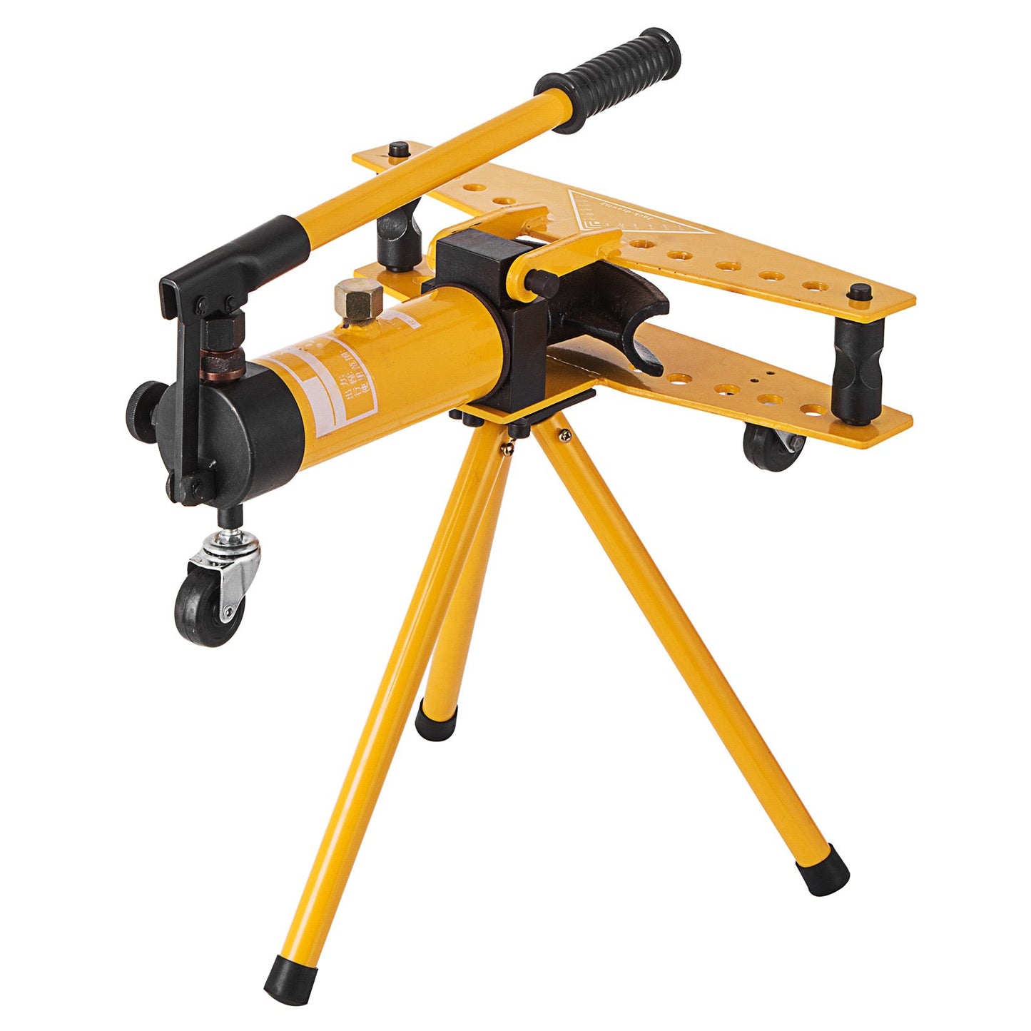 Manual Hydraulic Pipe Tube Bender Machine 10 Ton Manual Hydraulic Tube Bending Machine 6.4–25.4 mm Diameter 6 Dies for Heating and Piping Construction