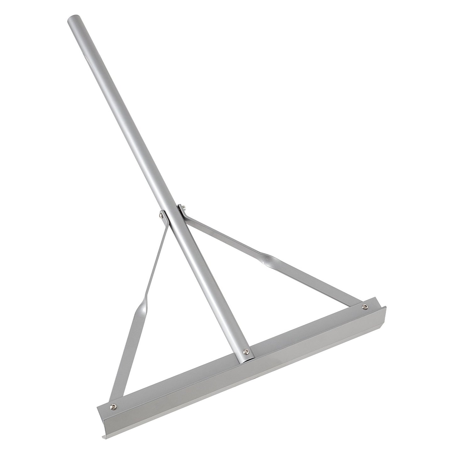 Landscape Rake, 1510 mm Handle 508 mm Wide Head, Large Heavy Duty Aluminum Landscaping Level, Asphalt Rake Tool for Asphalt & Land Leveling, Concrete Paving, Sand Flattening, No Teeth