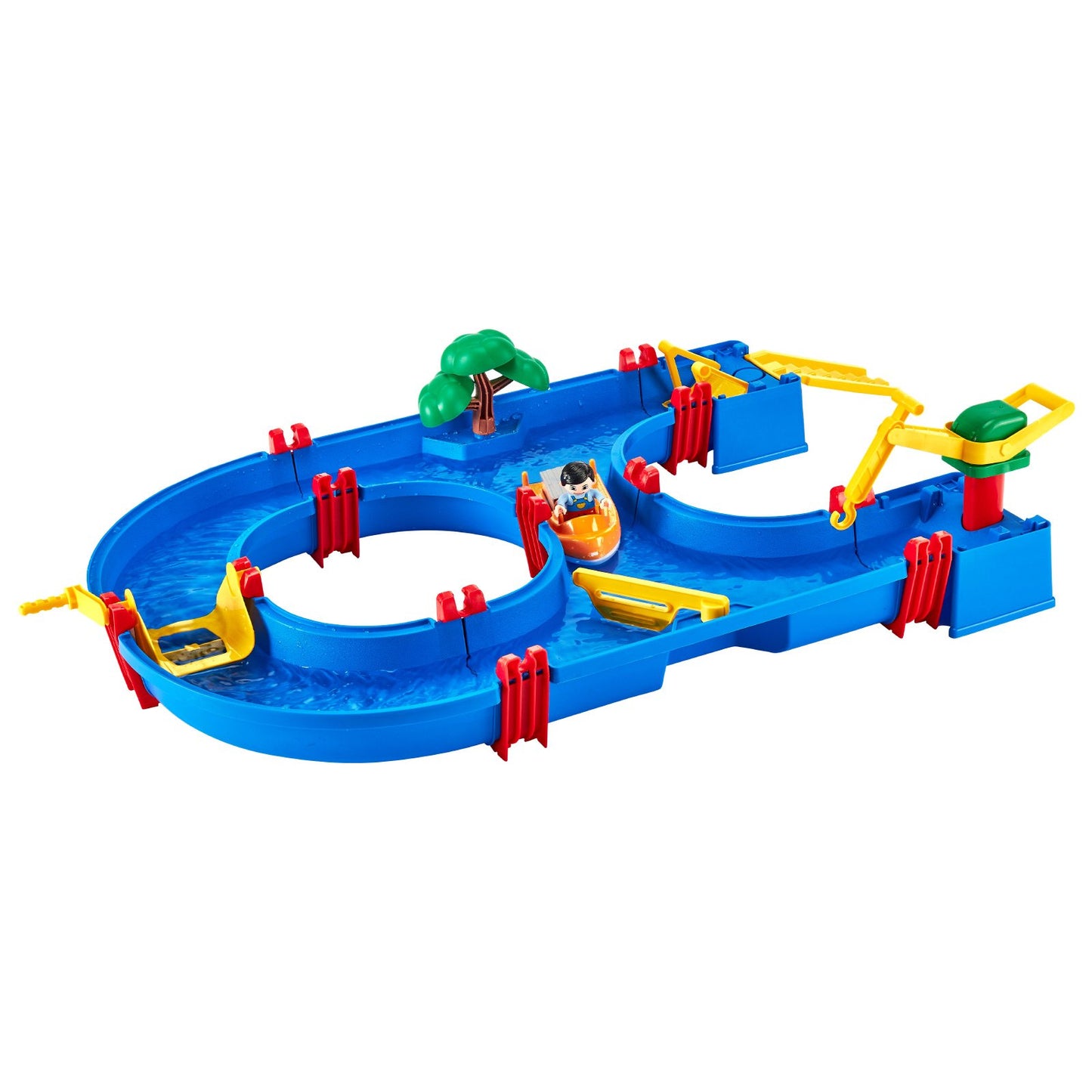 Water Table for Toddlers, Kids Activity Play Waterway, Outdoor Summer Water Park Playset with 39PCS Accessories for Backyard Lawn Beach, Activity Sensory Play Table for 3+ Years Boys Girls
