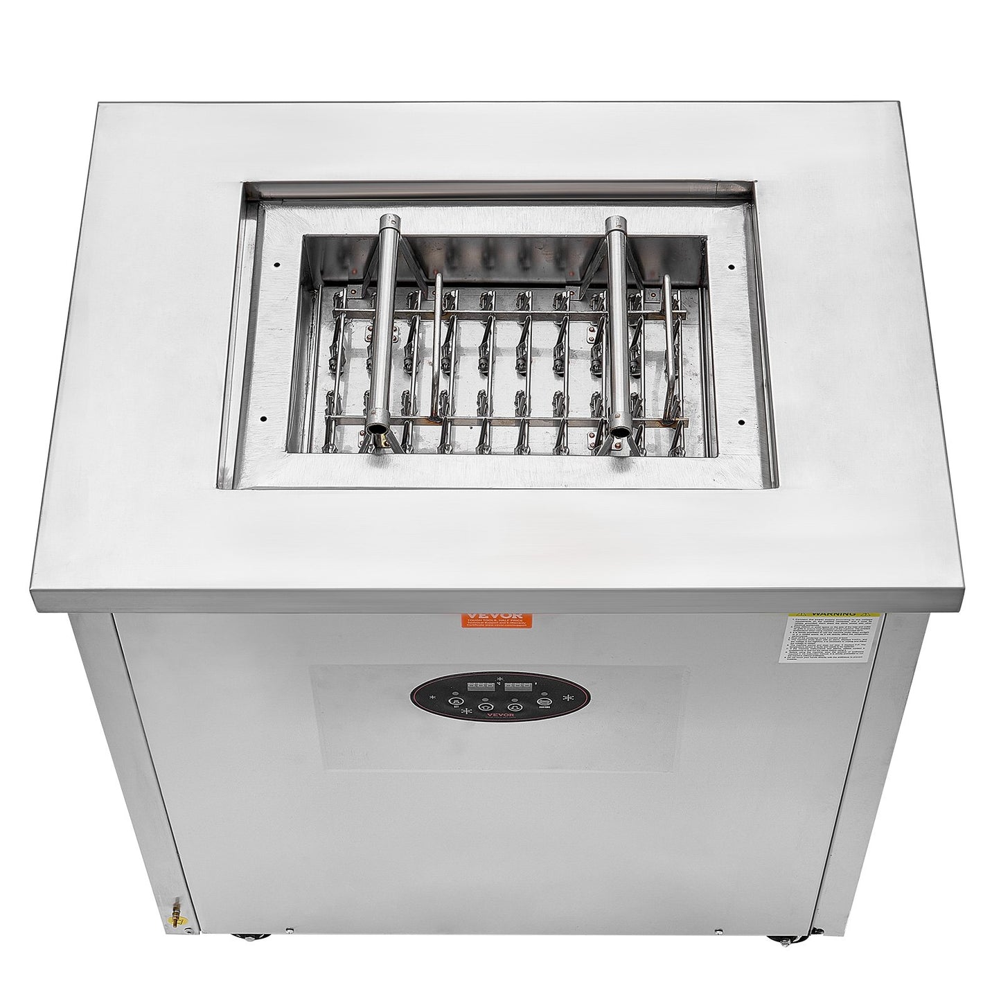 Kommersiell glassmaskin, set med en enda form - 40 delar isglassmaskin, kommersiell glassmaskin i rostfritt stål, glassmaskin för ispinnar för barer, kaféer, Milktea-butiker