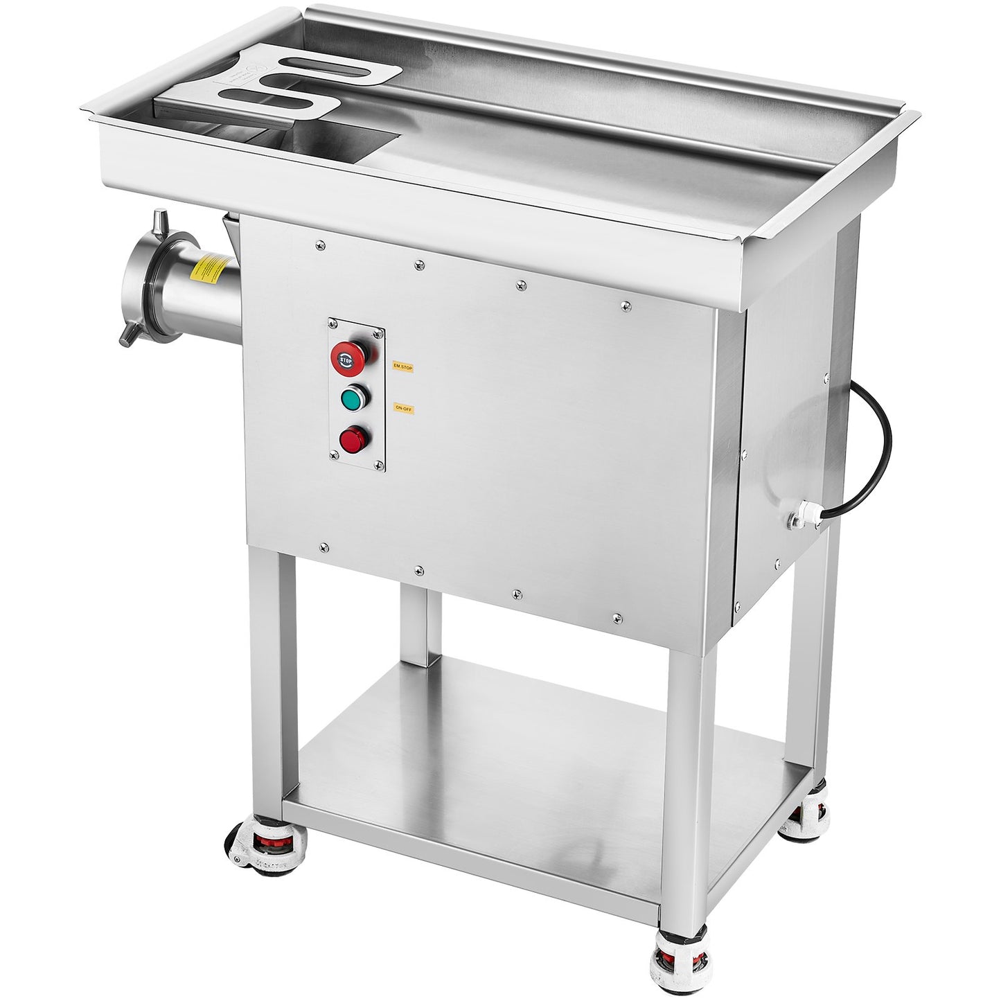 Meat Grinder, 22 Lbs/Min Capacity Electric Meat Grinders w/ Blade, Grinding Plate, Sausage Maker, Stainless Steel Commercial Meat Mincer for Kitchen Restaurant Butcher Store