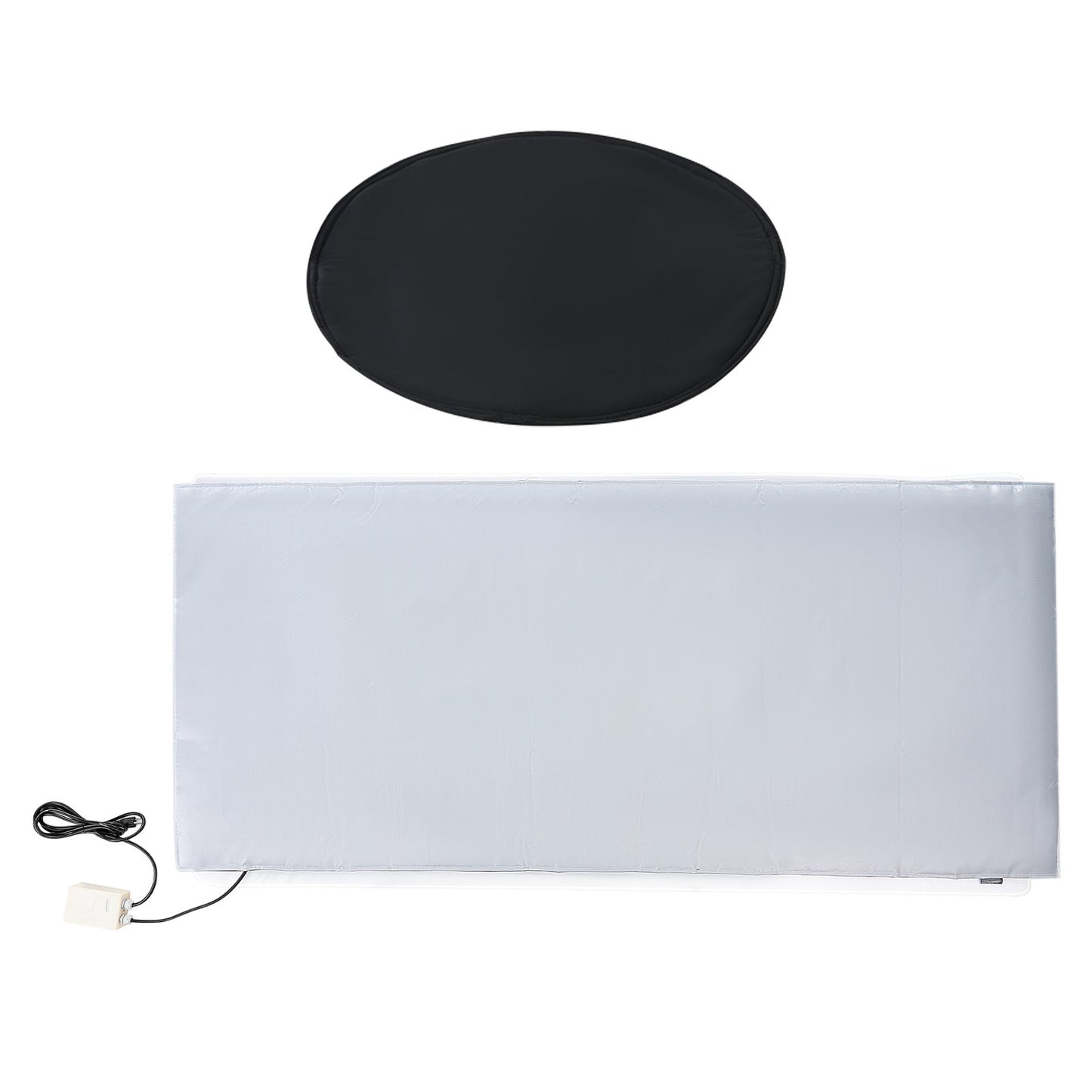 208.2 L Metal Drum Heater 1300W 0-63°C Adjustable w/ Independent Thermostat