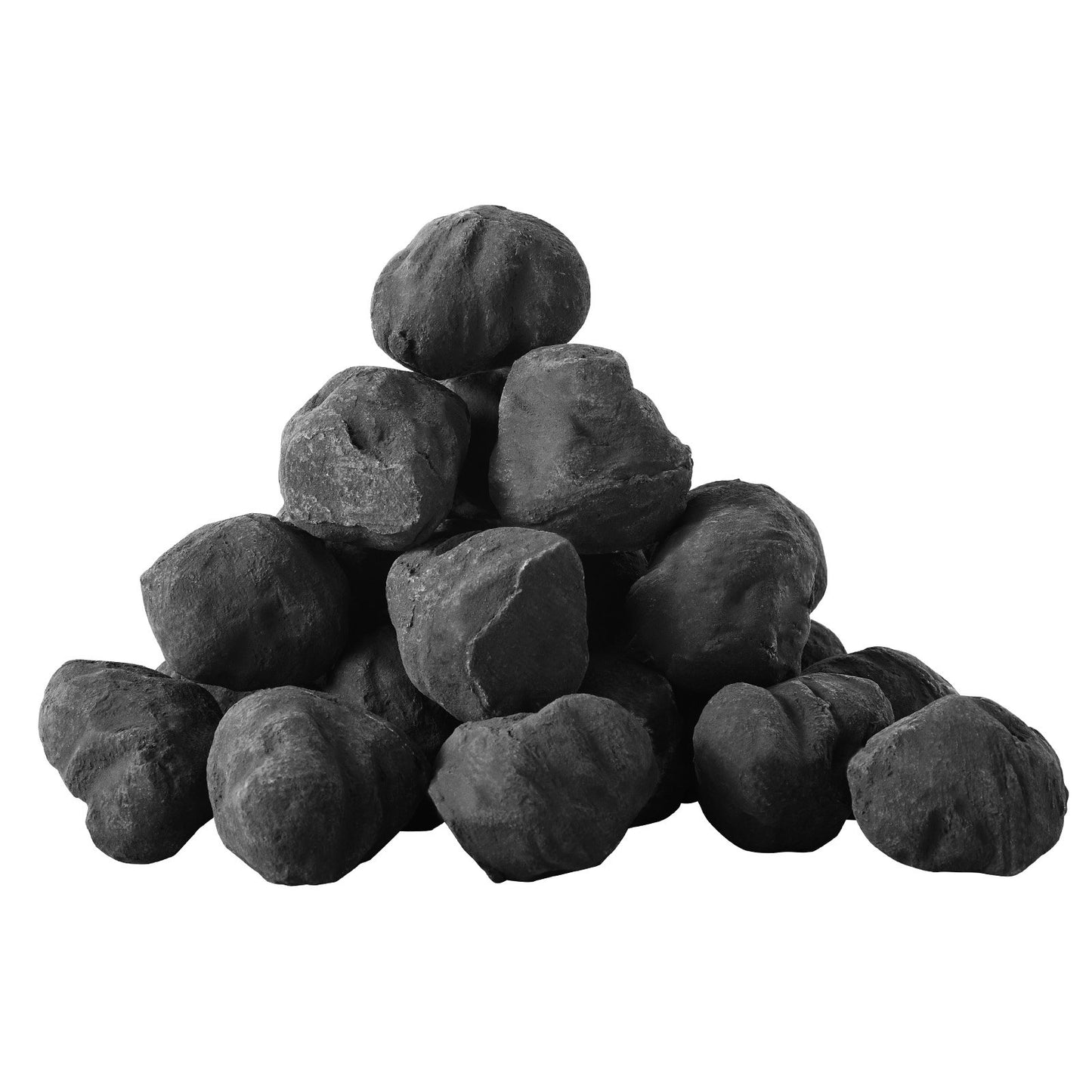 Lava Rocks, 30.48-50.8 mm 25 Pcs Fire Stones Lava Rocks For Fire Pit, Reusable Fire Pit Stones Indoor & Outdoor Use,Decorative Firepit Stone for Propane/Gas Fireplace,Stove, Courtyard,Camping