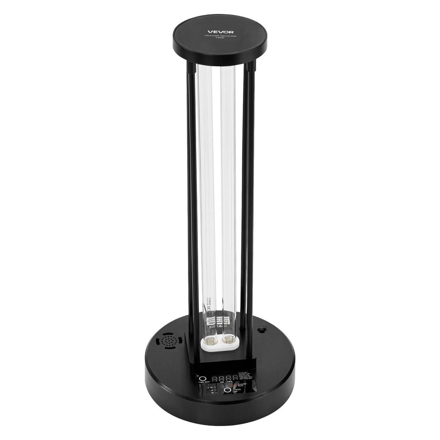 UV-ljus, 36W ultraviolett lampa med ozonrenare, UVC-lampa med 30/60/120 minuters timer med 3 växlar och fjärrkontroll, för rum upp till 37 m², UVO-lampor för vardagsrum, sovrum, hotell, skola