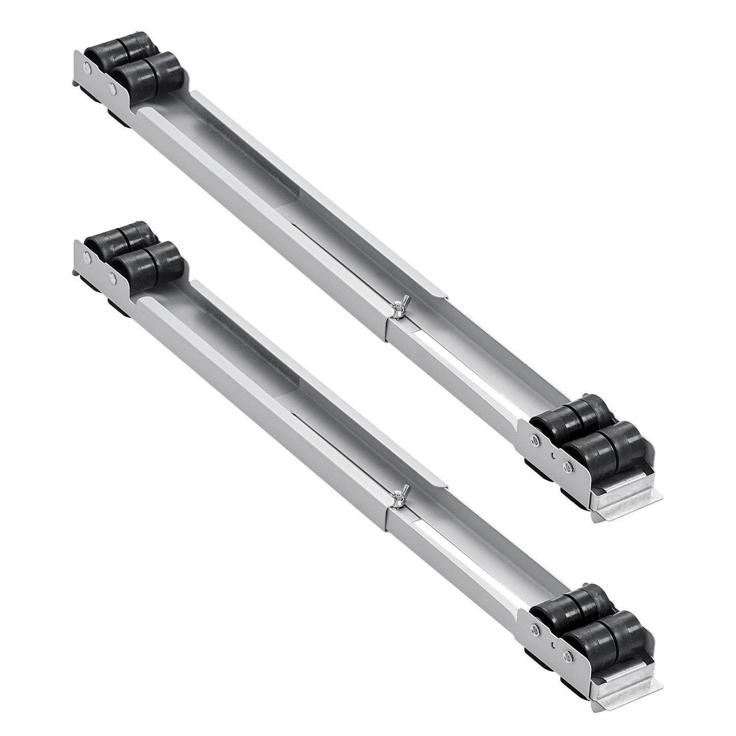 Heavy Duty Furniture Appliances Rollers, 299.4 kg Total Load, Extendable Appliance Rollers Mobile Washing Machine Base, Fridge Stand Dolly Movers for Refrigerators, Dryers, Dishwashers, White