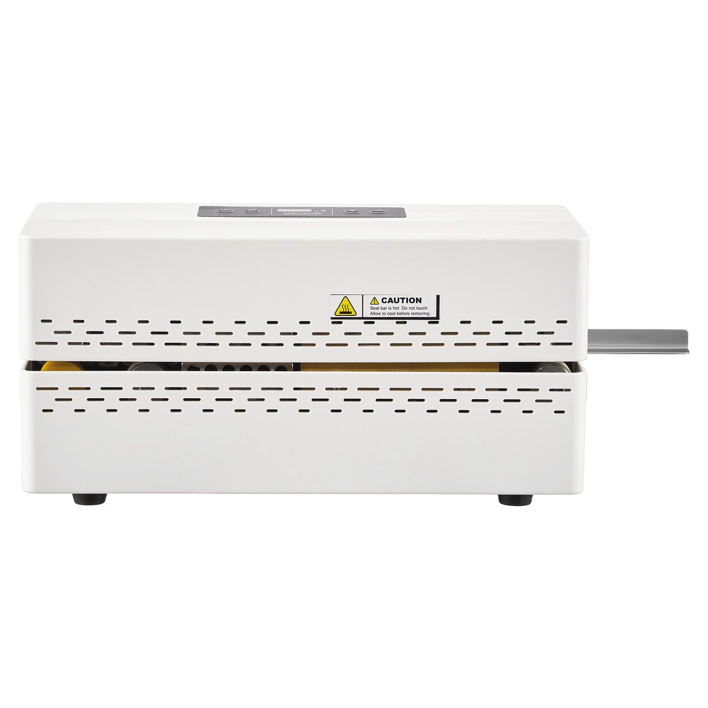 Continuous Sealing Machine, 8-12 mm Seal Width, Automatic Continuous Band Sealer with Digital Temperature Control, Automatic Shutdown, Heat Sealing Machine for 0.06-0.2 mm Plastic Bags