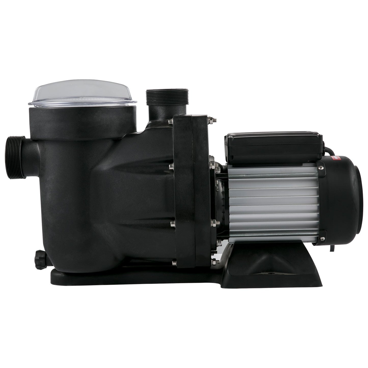 1 HP Pool Pump, 19200 L/h 750W Pool Pump In/Ground Swimming Pool Pump with Strainer Basket Pool Pump Motor for Clean Swimming Pool Water 1.97" Inlet/Outlet pool filter pump with 2 Fitting Hoses