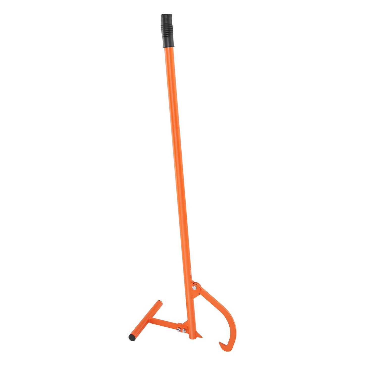 Timberjack, 48 tum, kraftig stocklyftare med metallhandtag, stockrulle med justerbar lutande krok, skogsverktyg, stockdomkraft för stockar upp till 15 tum i diameter, timmerdomkraft för rullning, kapning och lyft av stockar