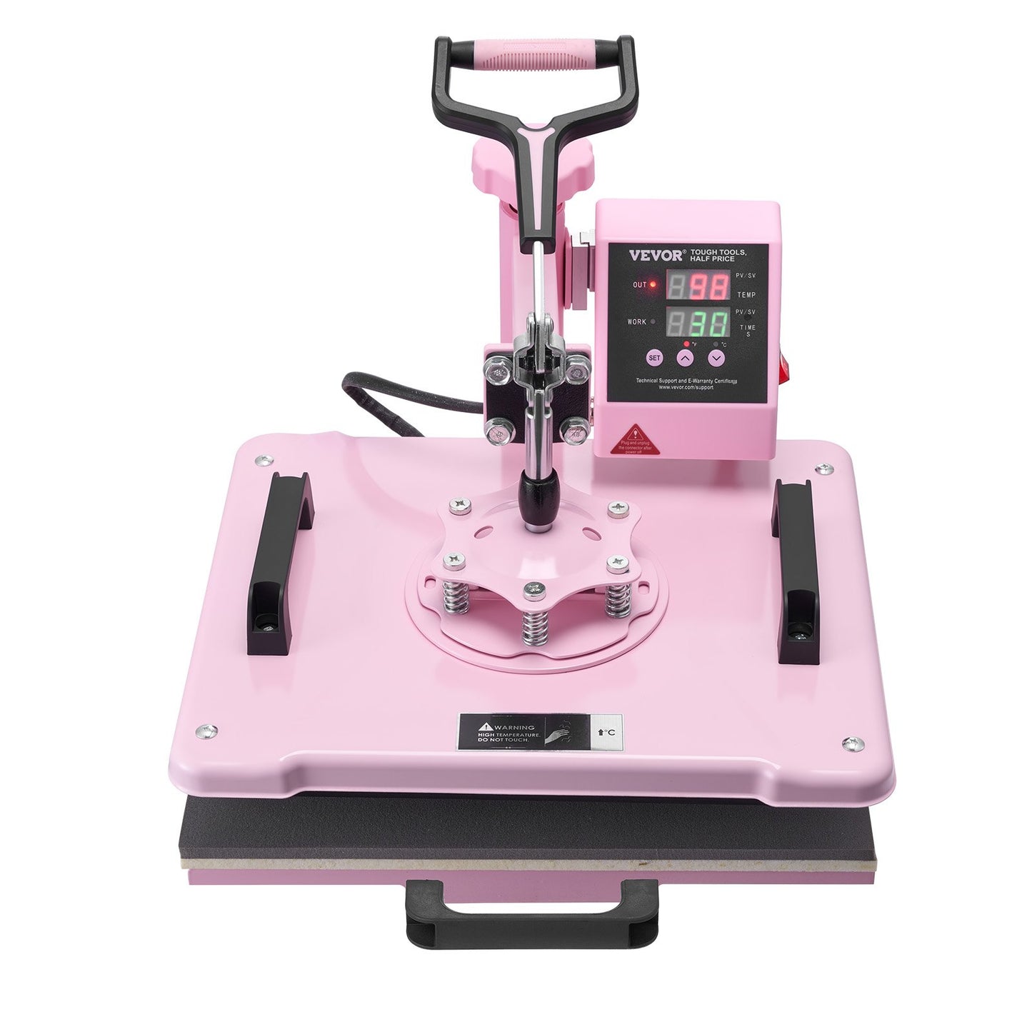 Heat Press Machine 30.5x38.1 cm 5 in 1 with 850.5 g Tumbler Press T-Shirts Pink