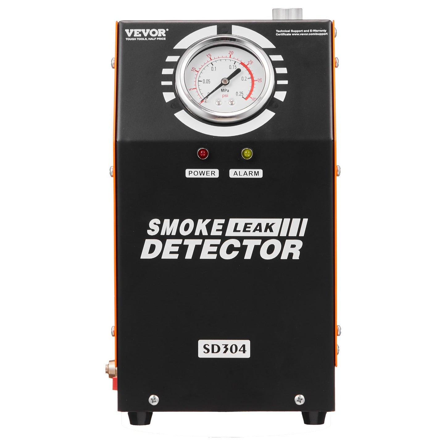 Automotive Smoke Machine Leak Detector, EVAP Smoke Machine Leak Tester with Built-in Air Pump and Pressure Gauge, Dual-Mode Vacuum Pipe Fuel Diagnostic Detector for DC12V Cars, Trucks, ATVs