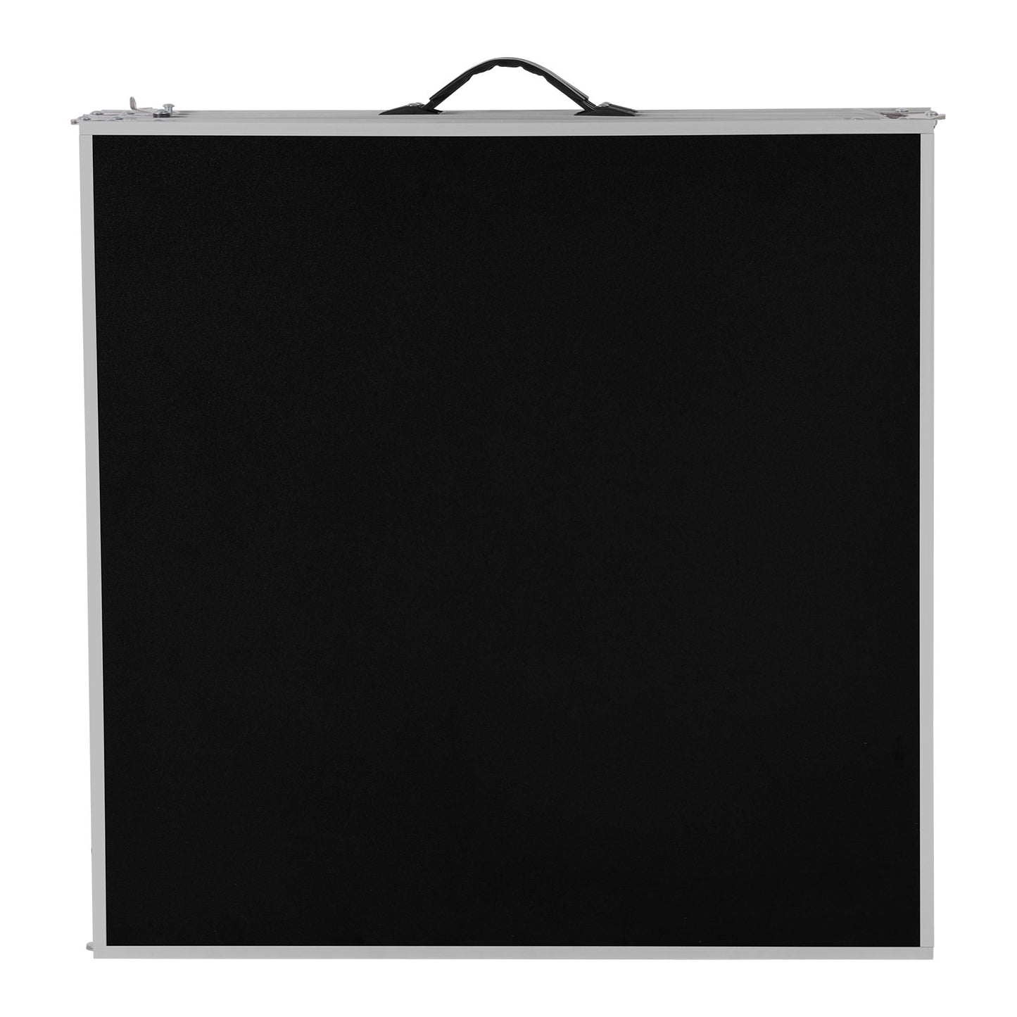 2,4 meter bärbart ölpongbord, hopfällbart bakluckebord, bärhandtag och 6 pongbollar, justerbar höjd, lättviktsbord för kontor, bakluckefest, resor och camping, svart