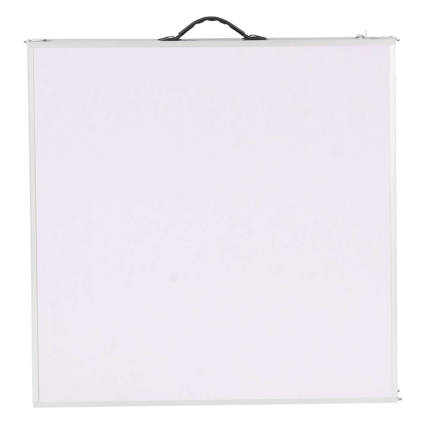 8 Foot Portable Beer Pong Table, Folding Tailgate Table, Cup Holes, Dry Erase Markers and Carrying Handles, Adjustable Height, Lightweight Table for Office, Tailgate Party & Camping, White