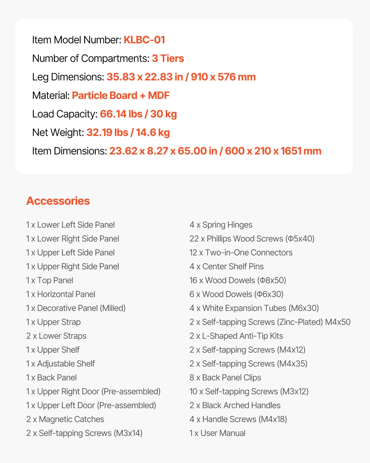 Förvaringsskåp över toaletten, 165,1 cm hög badrumsförvaringsorganisatör med dubbeldörr och justerbar hylla, platsbesparande badrumsorganisatör ovanför toaletten med öppen hylla, vit