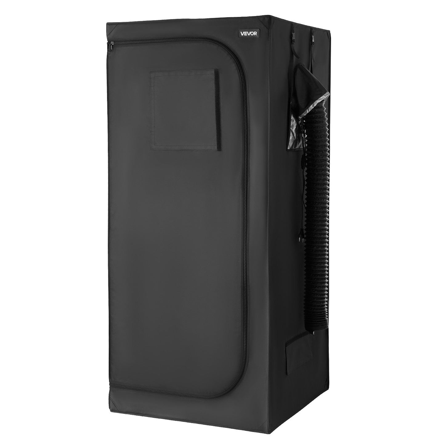 Indoor Grow Tent Kit, 80 x 80 x 180 cm, Indoor Plant Tent with Full Spectrum LED Grow Light & Ventilation System, 600D High Reflective Mylar, Growing Tents for Flower Veggie