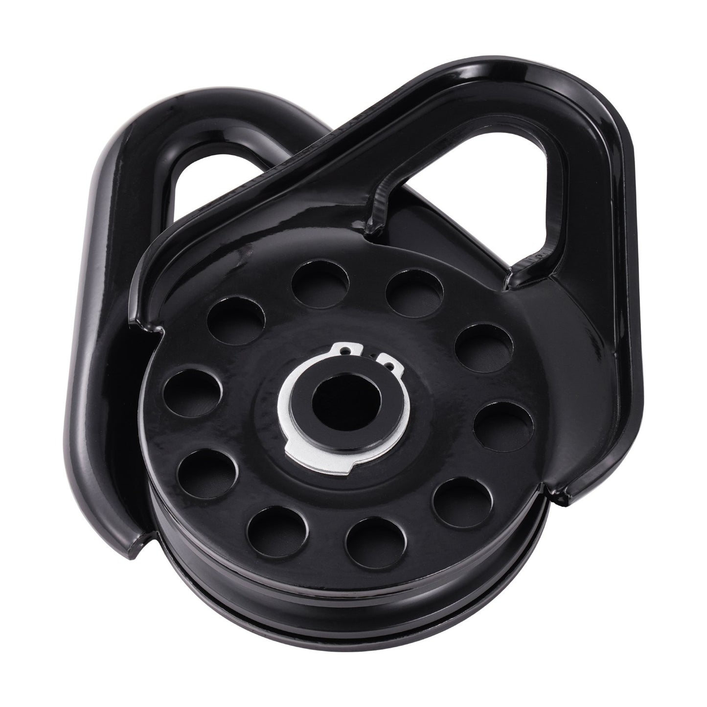 14,5 tons ryckblock för vinschbärgning, kraftig 14 000 kg brottstyrka, fungerar med 3/8-tums rep, kompakt terrängbärgningstillbehör för bogsering och bärgning på lastbil, traktor, ATV och UTV