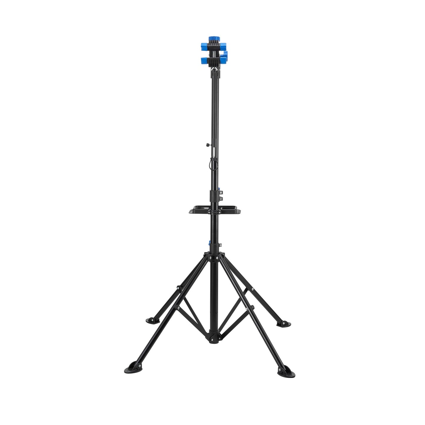 Bike Repair Stand, 66 lb Heavy-duty Bicycle Work Stand with 32.8-56.6 in Adjustable Height & Magnetic Tool Tray, Foldable Bicycle Maintenance Rack, Shop Home Mechanics for Mountain & Road Bike