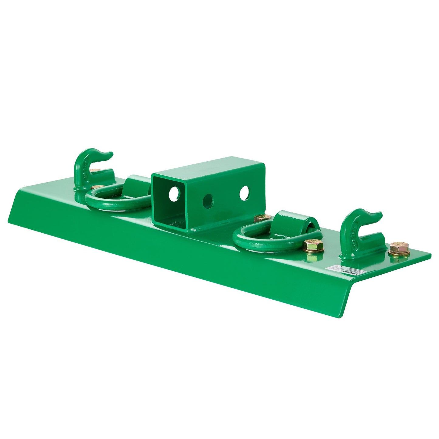 5/16" traktorskopkrok med surrningsring, smidd stålklass 70, kraftig bultad gripkrok med bakplatta, kompatibel med traktorskopa, husbil, UTV, lastbil, maximal brottstyrka 12 000 lbs